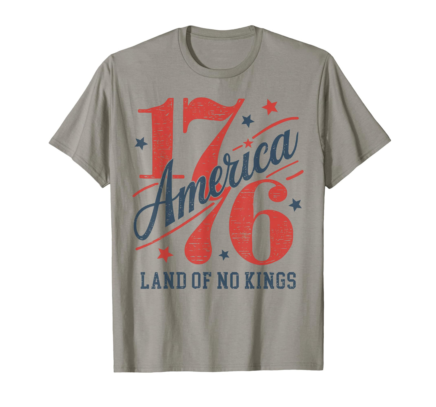 No Kings in America Since 1776 Land of No Kings T-Shirt