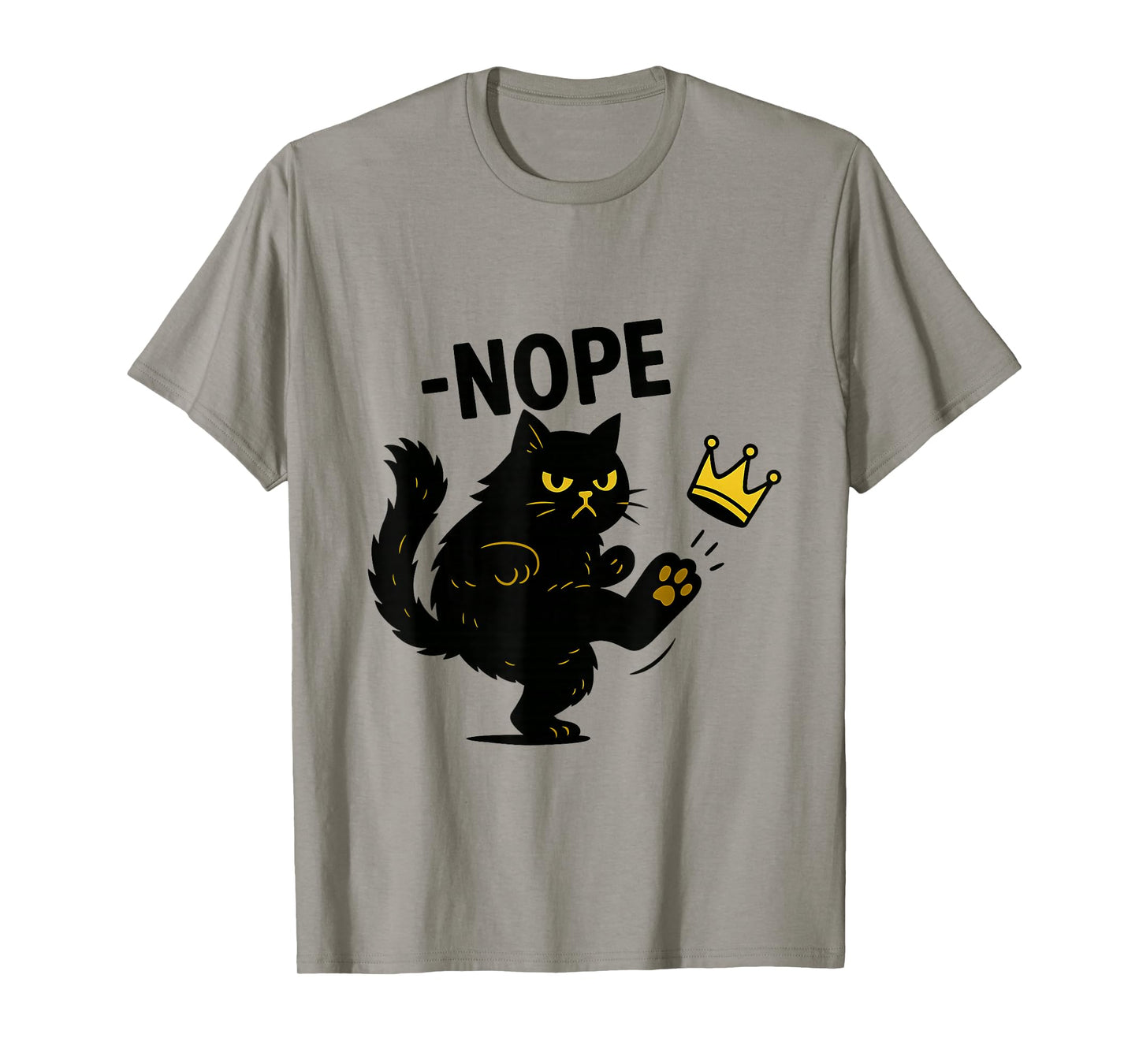 No Kings in America Cat, Funny Political Meme T-Shirt