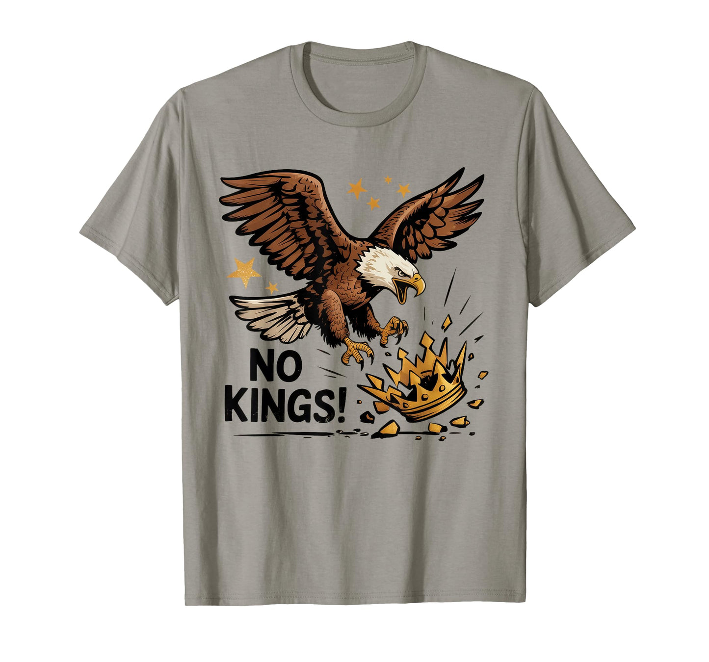 No Kings Patriotic Eagle America Pro-Democracy Shirt Mens T-Shirt