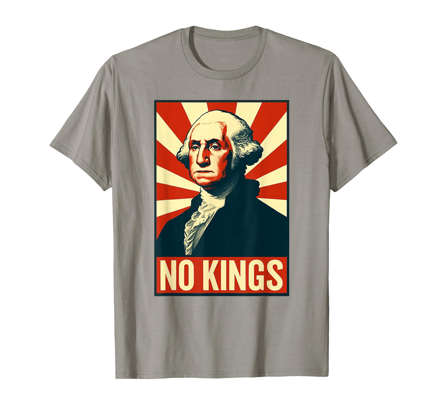 No Kings Political Protest Graphic T-Shirt
