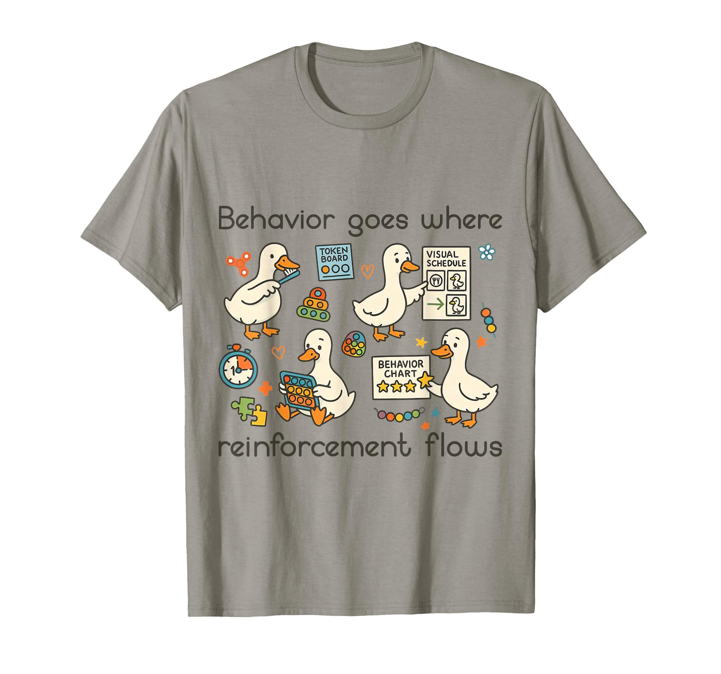 Behavior Analyst Silly Goose RBT ABA Therapy Sped Teacher T-Shirt
