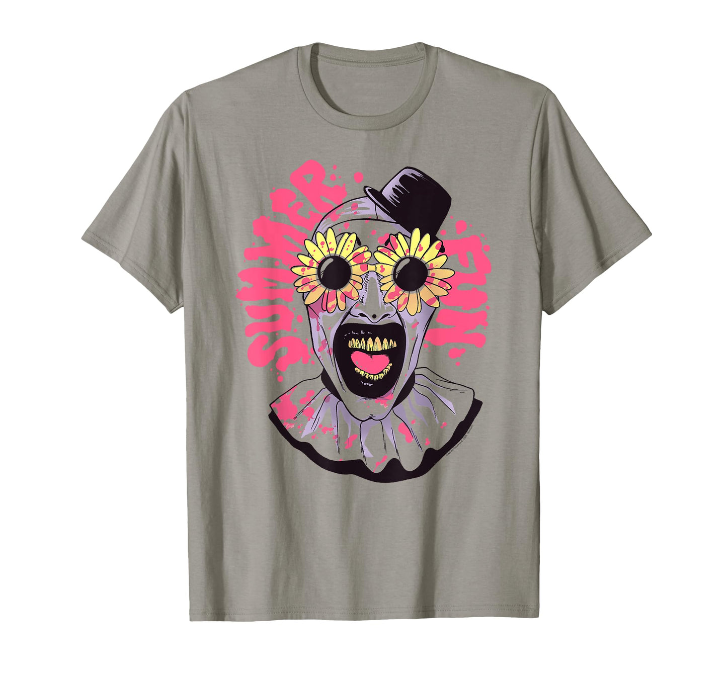 Terrifier Summer Fun Sunglasses Art The Clown Horror Movie T-Shirt