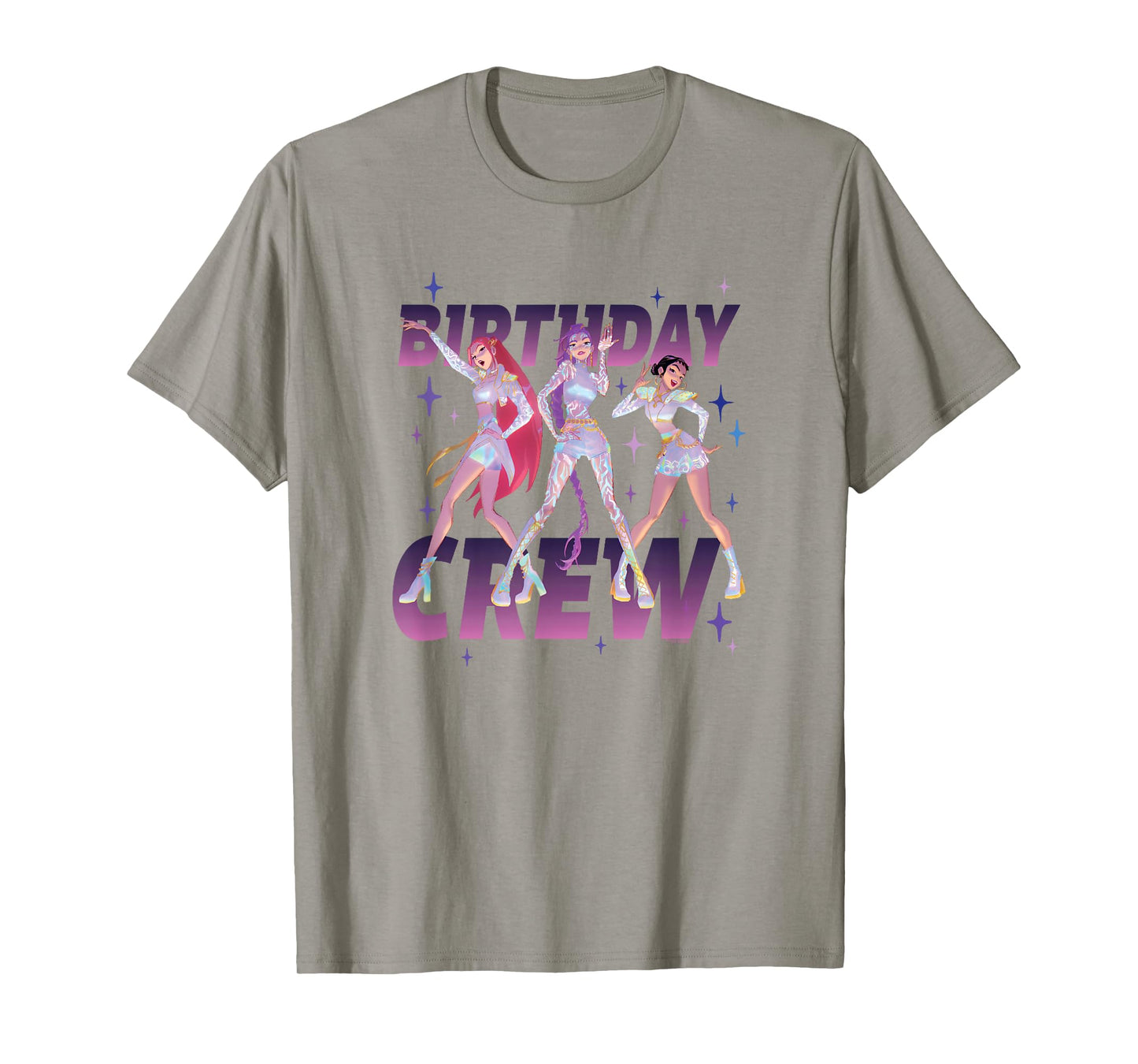 Kpop Demon HUNTR/X Birthday Crew Officially Licensed T-Shirt