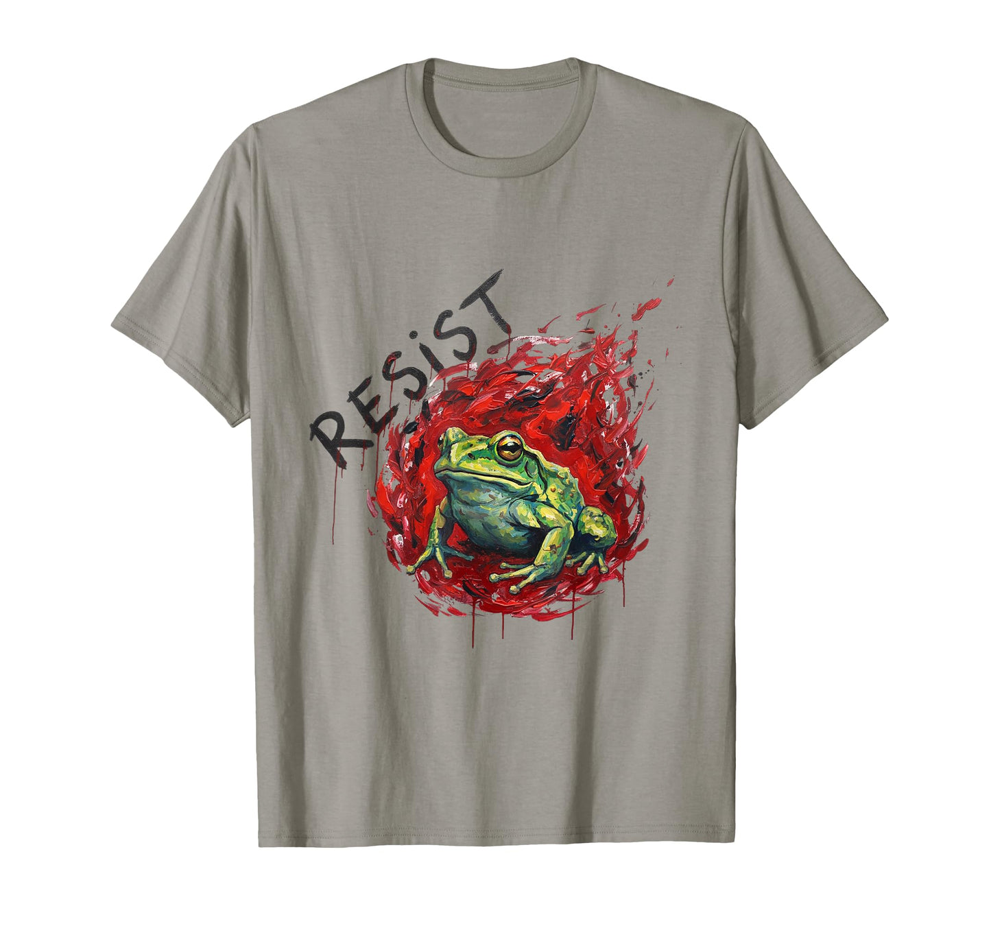 Portland Frog Protest Artwork Shirt Portland Frog T-Shirt