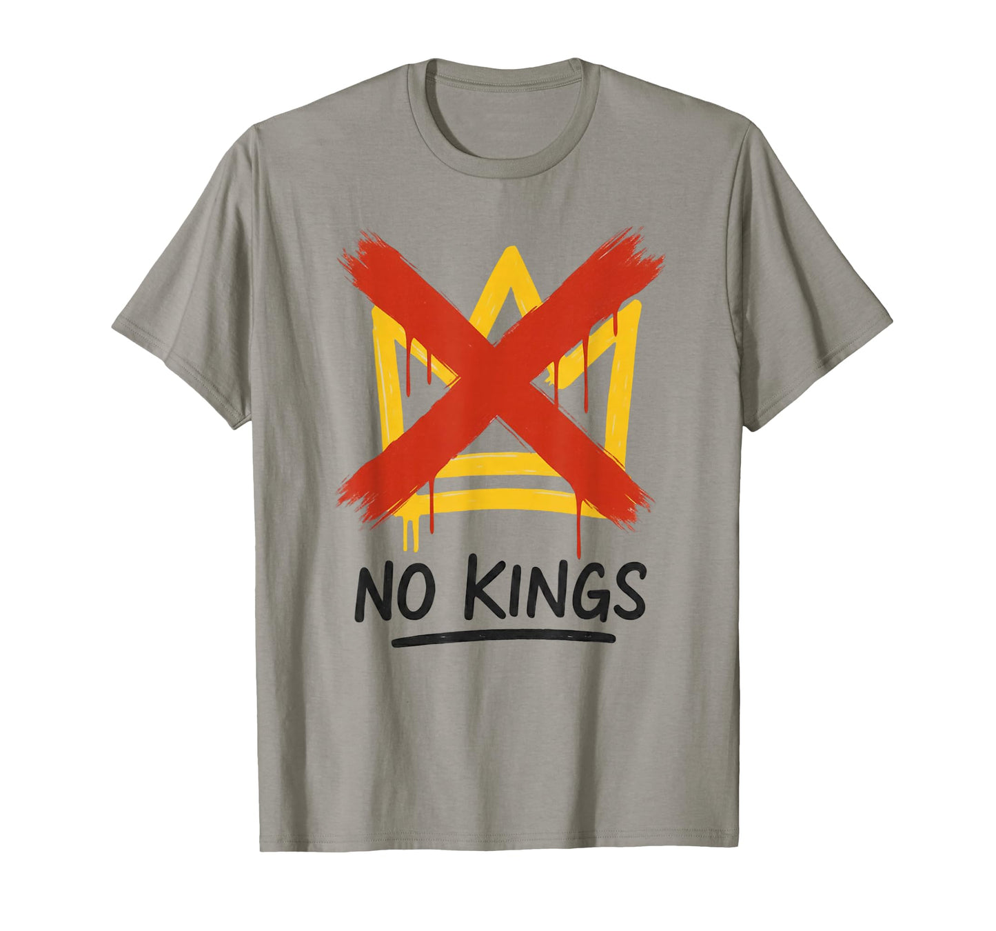 No Kings Retro Design Men Women T-Shirt