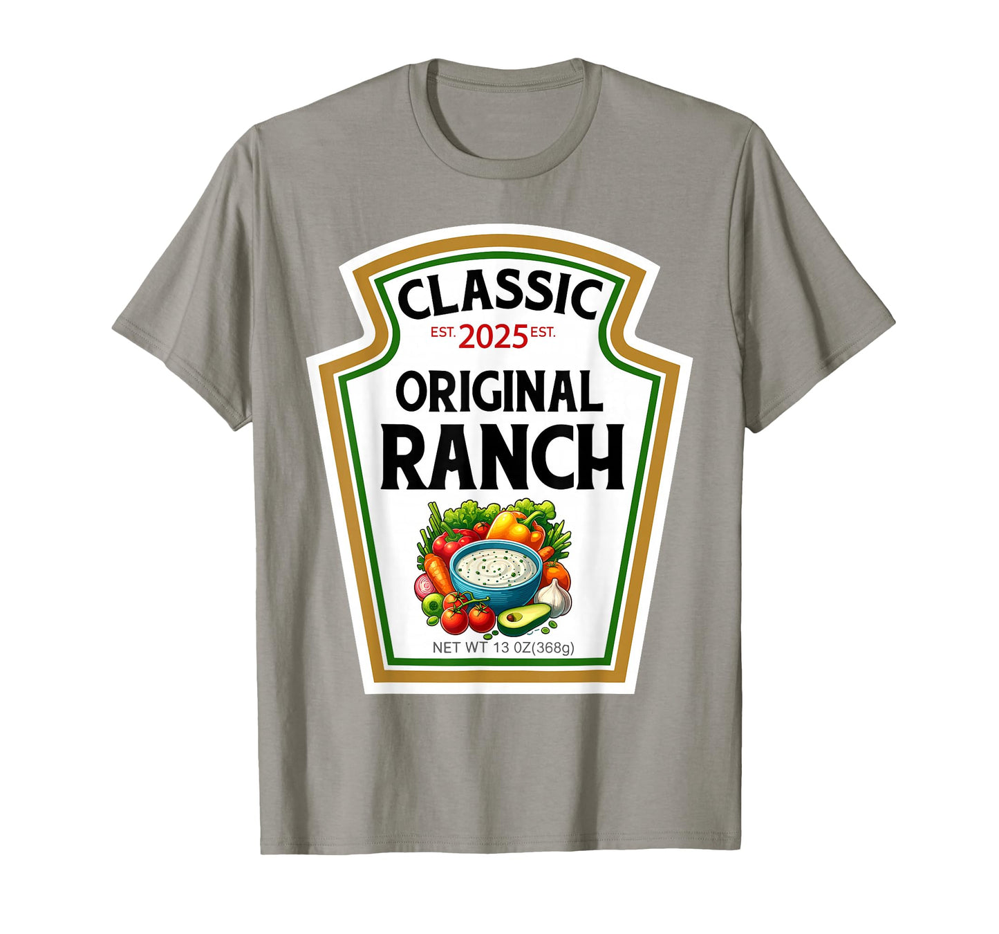 Ranch Sauce Green Salad Dressing DIY Halloween Costume T-Shirt