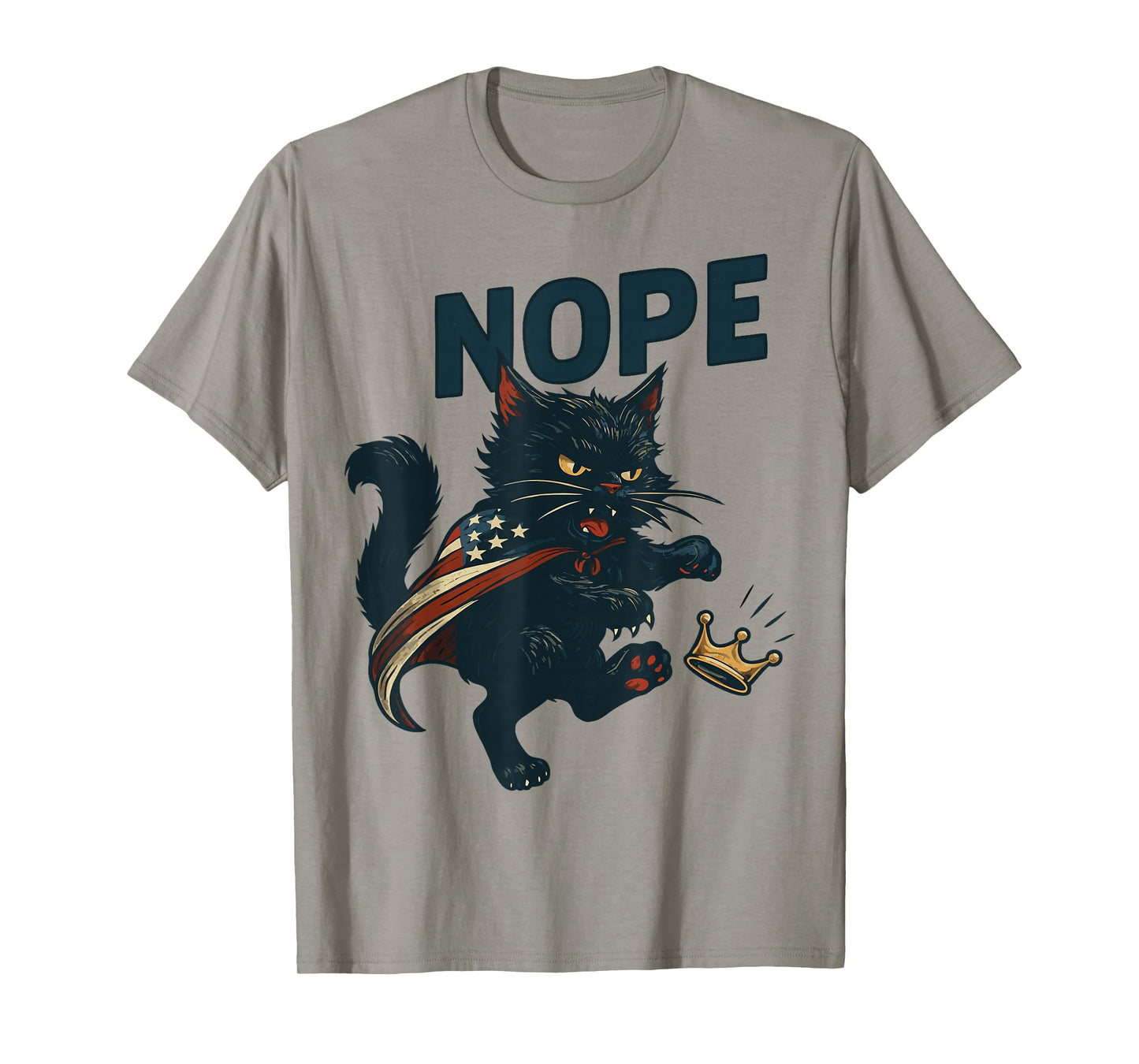 Funny Cat No Kings T-Shirt