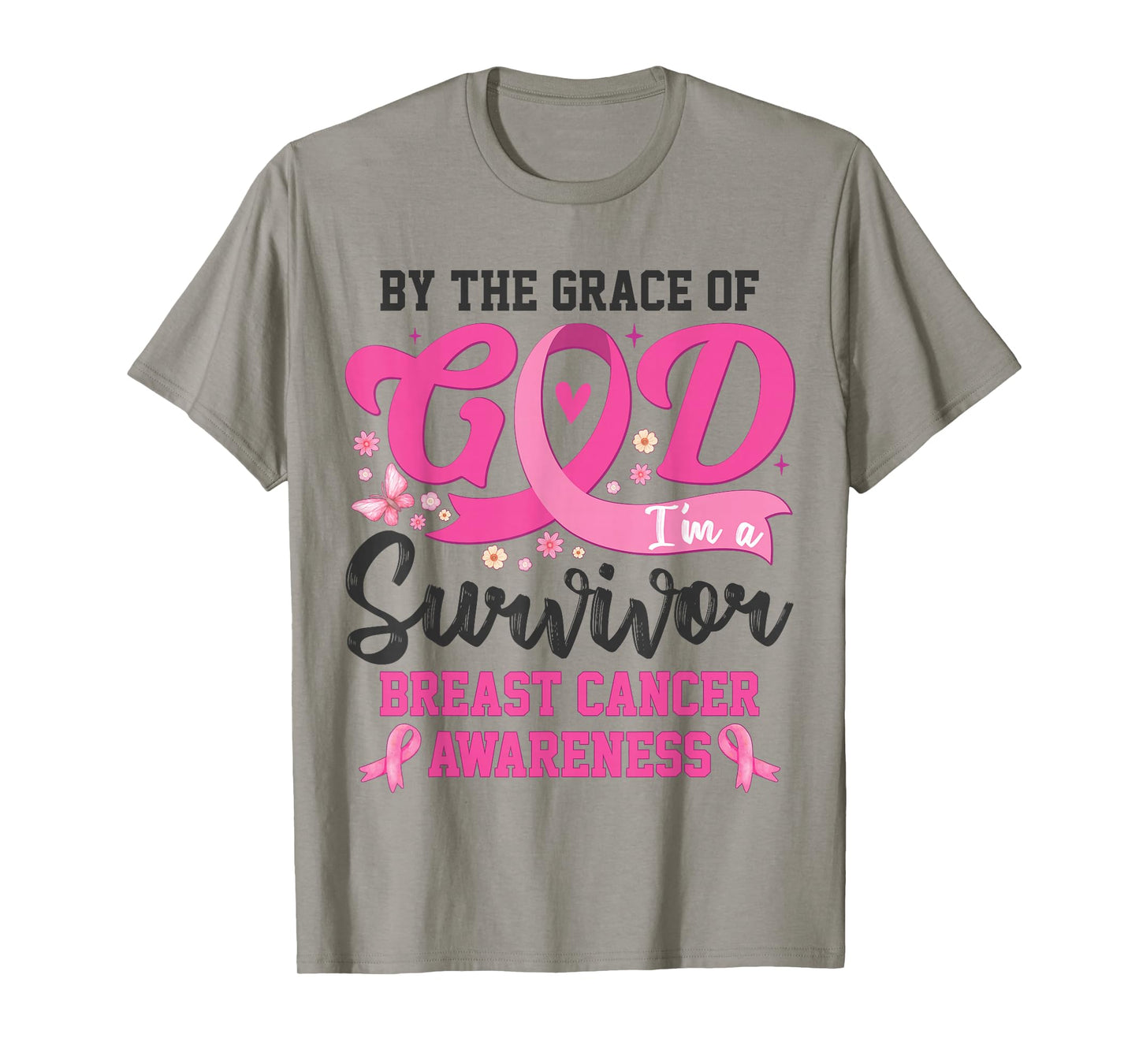 I'm A Survivor Breast Cancer Awareness For Women Mom Grandma T-Shirt