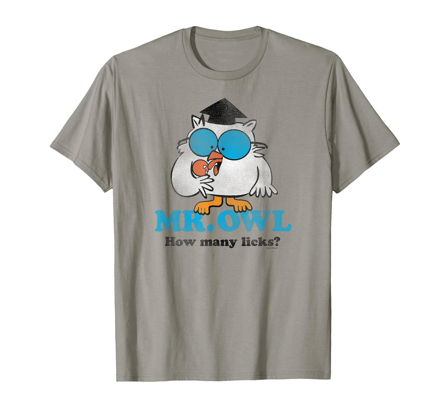 Tootsie Pops Mr. Owl How Many Licks? Sucker Candy T-Shirt