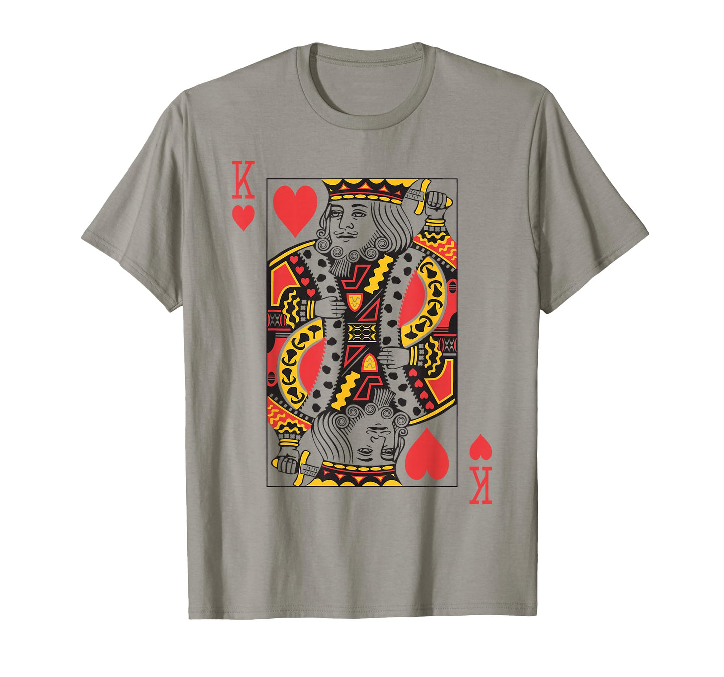 King of Hearts | Royal Flush Group Costume Playing Card T-Shirt