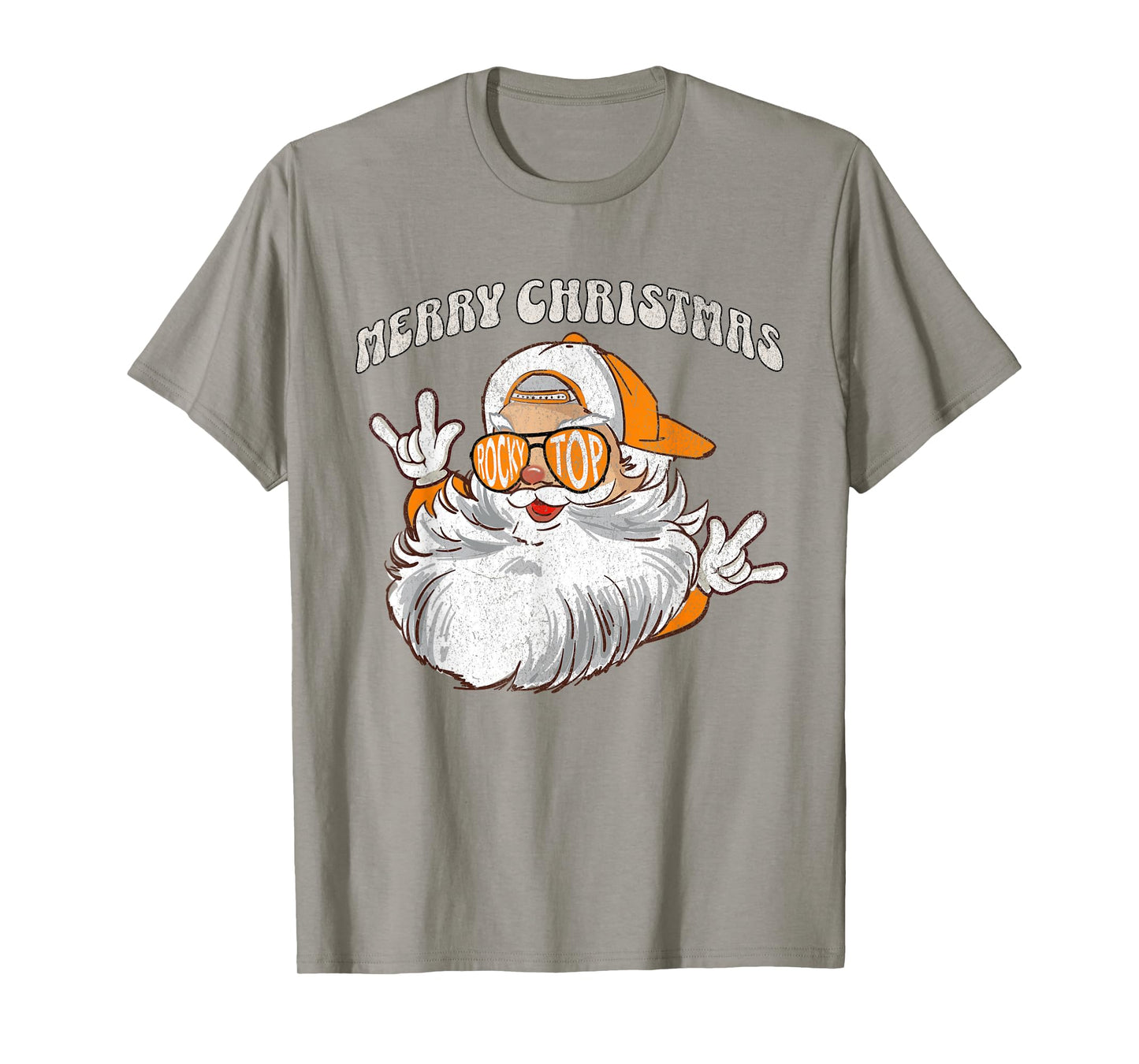 Vintage Tennessee Merry Christmas Santa With Sunglasses T-Shirt