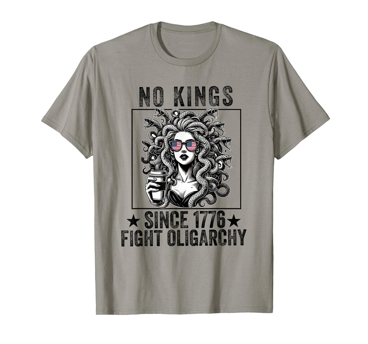 women kings fight oligarchy 4th of July feminist patriot T-Shirt