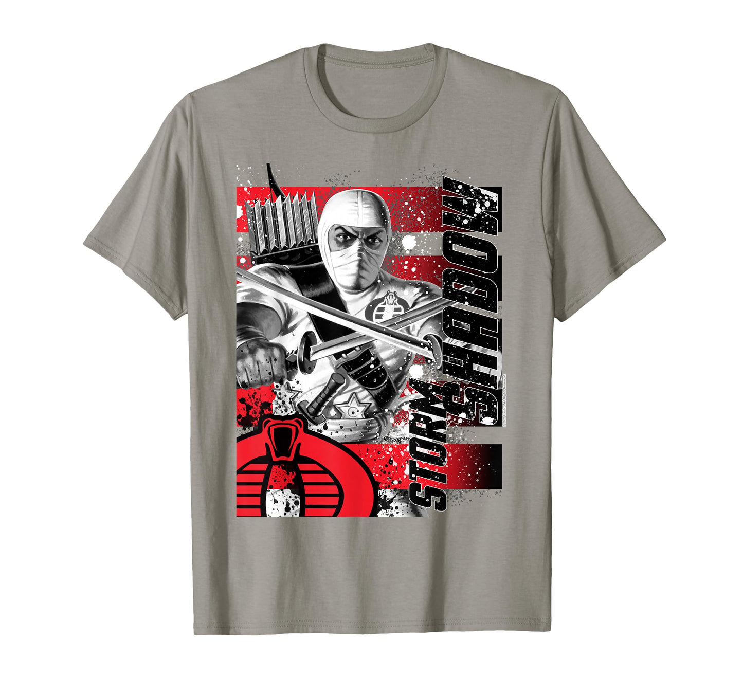 G.I. Joe Storm Shadow Paint Splatter Logo T-Shirt