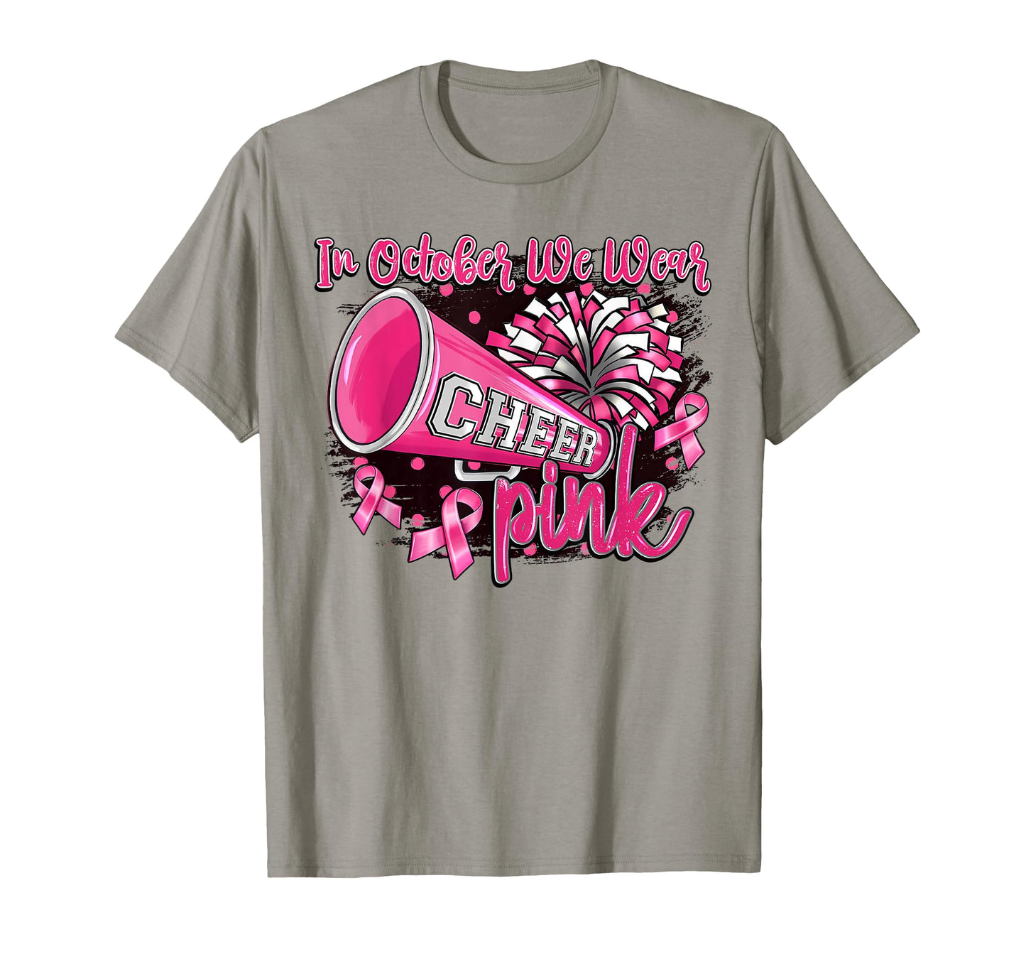 Pink Out Football Cheer for The Cure Breast Cancer Awareness T-Shirt
