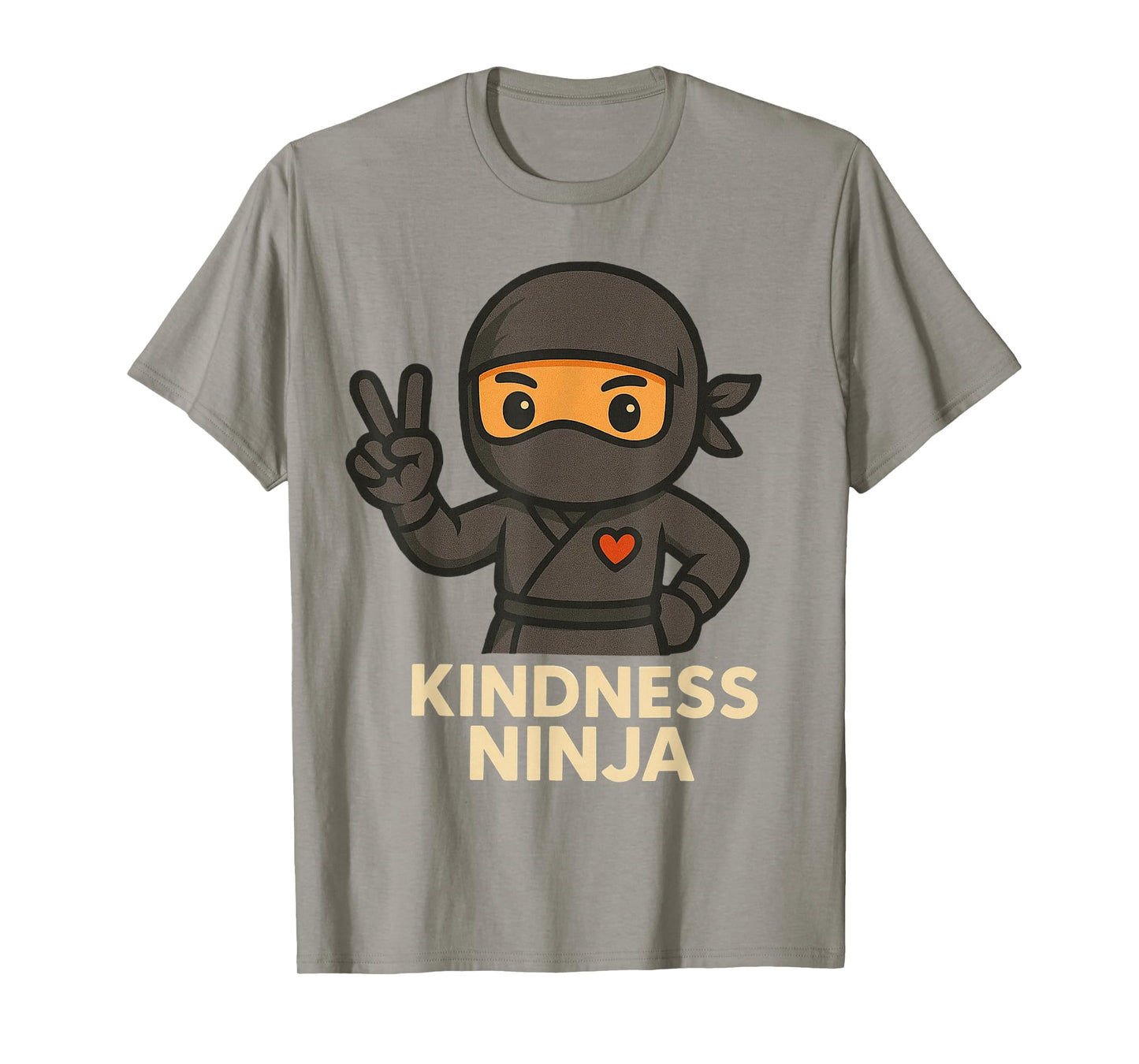Kindness Ninja Unity Day Orange Anti Bullying Kind Boys Kids T-Shirt