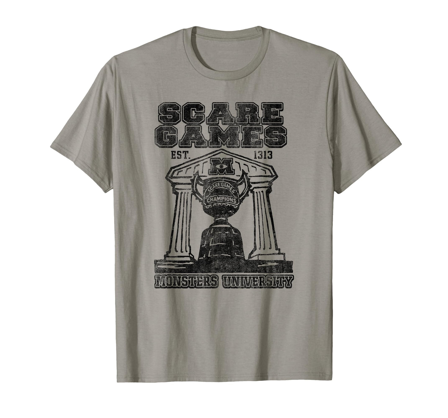 Disney Pixar Monsters University Scare Games Champions Retro T-Shirt
