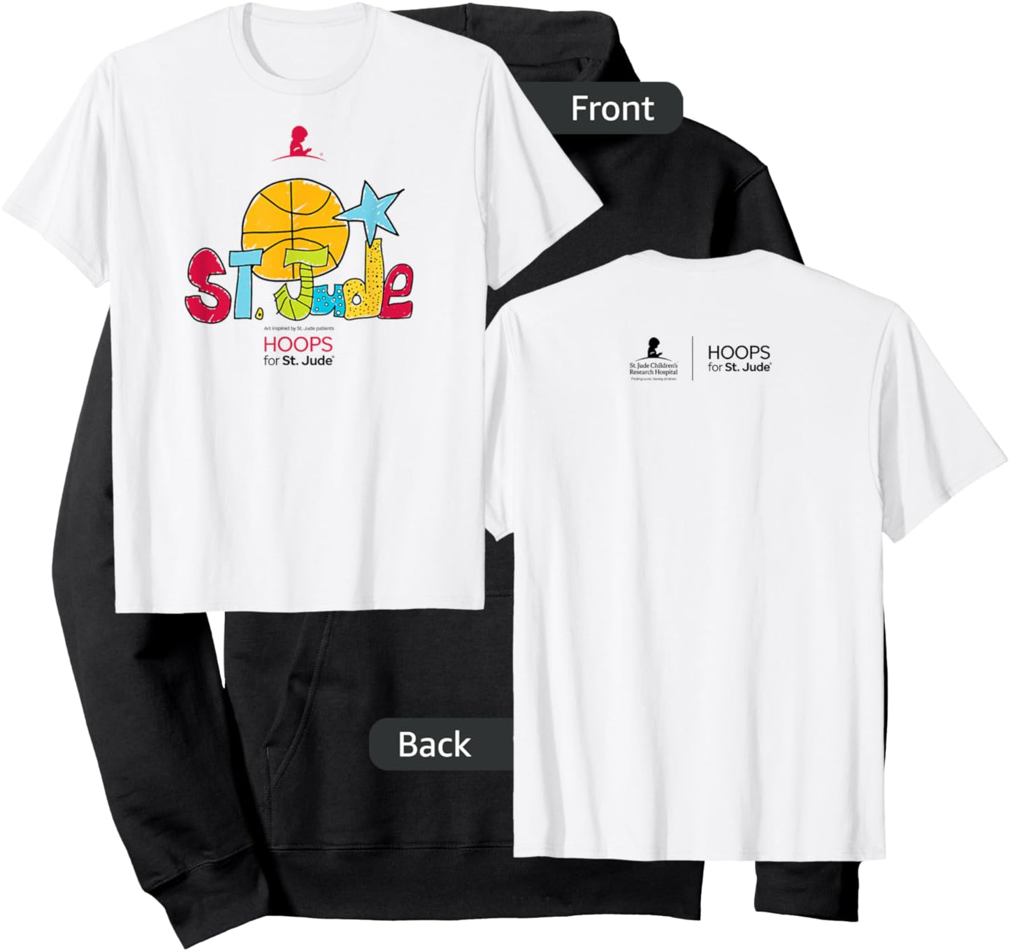 St. Jude "Hoops for St. Jude" Hoodie - Hoodie | Black