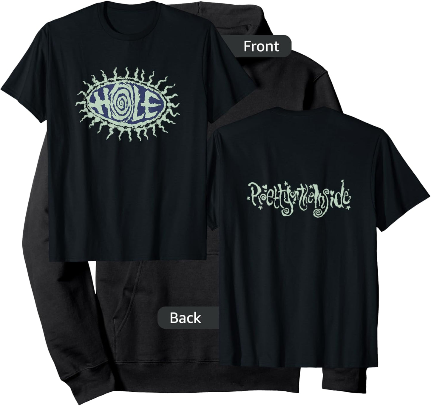 Hole - Eye Ball And Pretty On The Inside Hoodie - Hoodie | Black