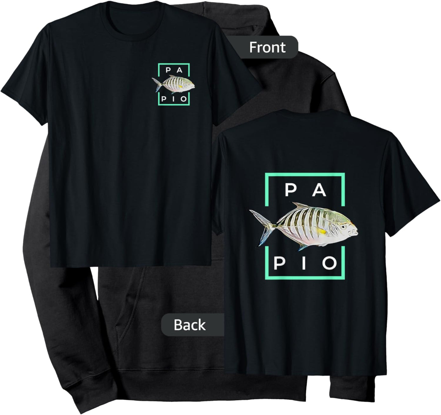 Hawaii Papio Fish Hoodie - Hoodie | Black