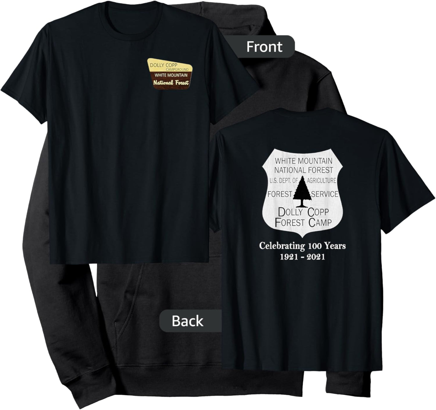 Dolly Copp Campground Centennial Hoodie - Hoodie | Black