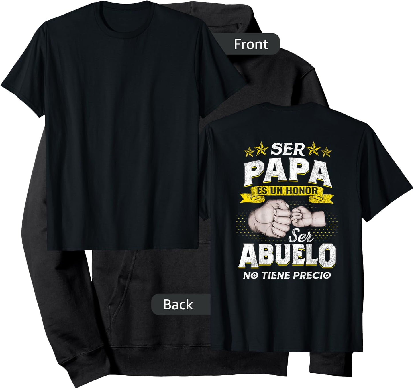 Nuevo Abuelo / New Grandfather Beautiful Saying Hoodie - Hoodie | Black