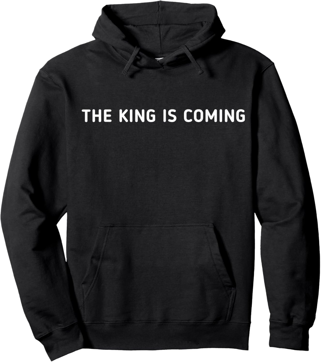 The King Is Coming Revelation 1:4 Christian Rapture Bible Hoodie - Hoodie | Black
