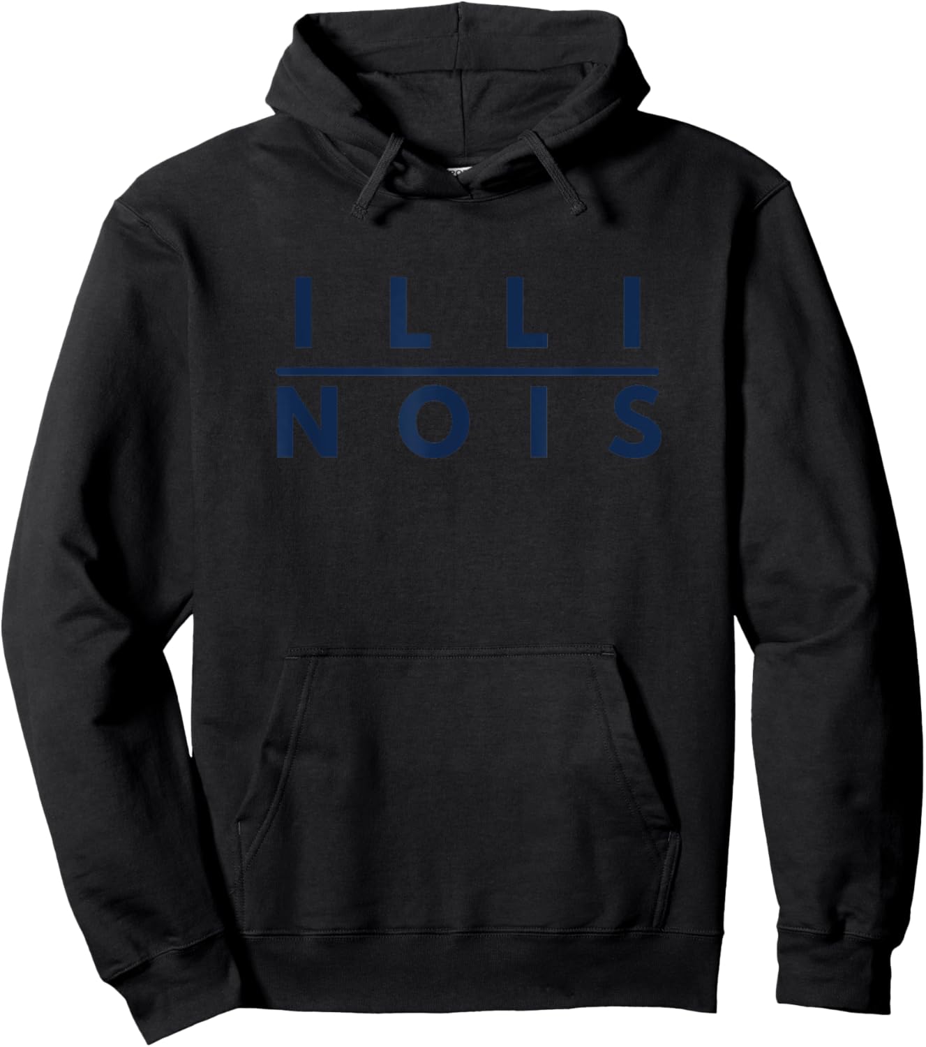 Illinois IL Athletics Fans Hoodie - Hoodie | Black