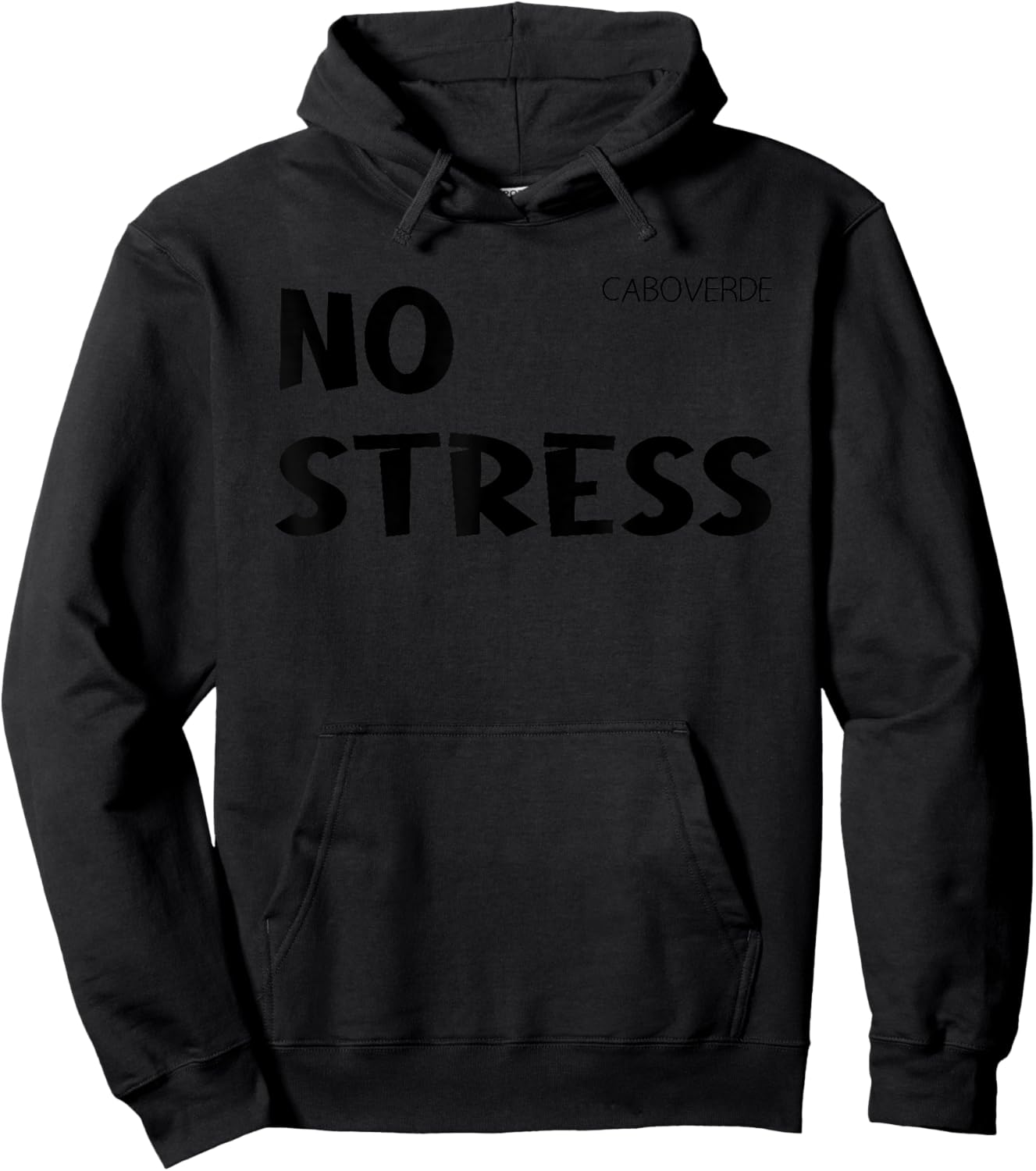 Cap Verden holiday outfit no stress Hoodie - Hoodie | Black