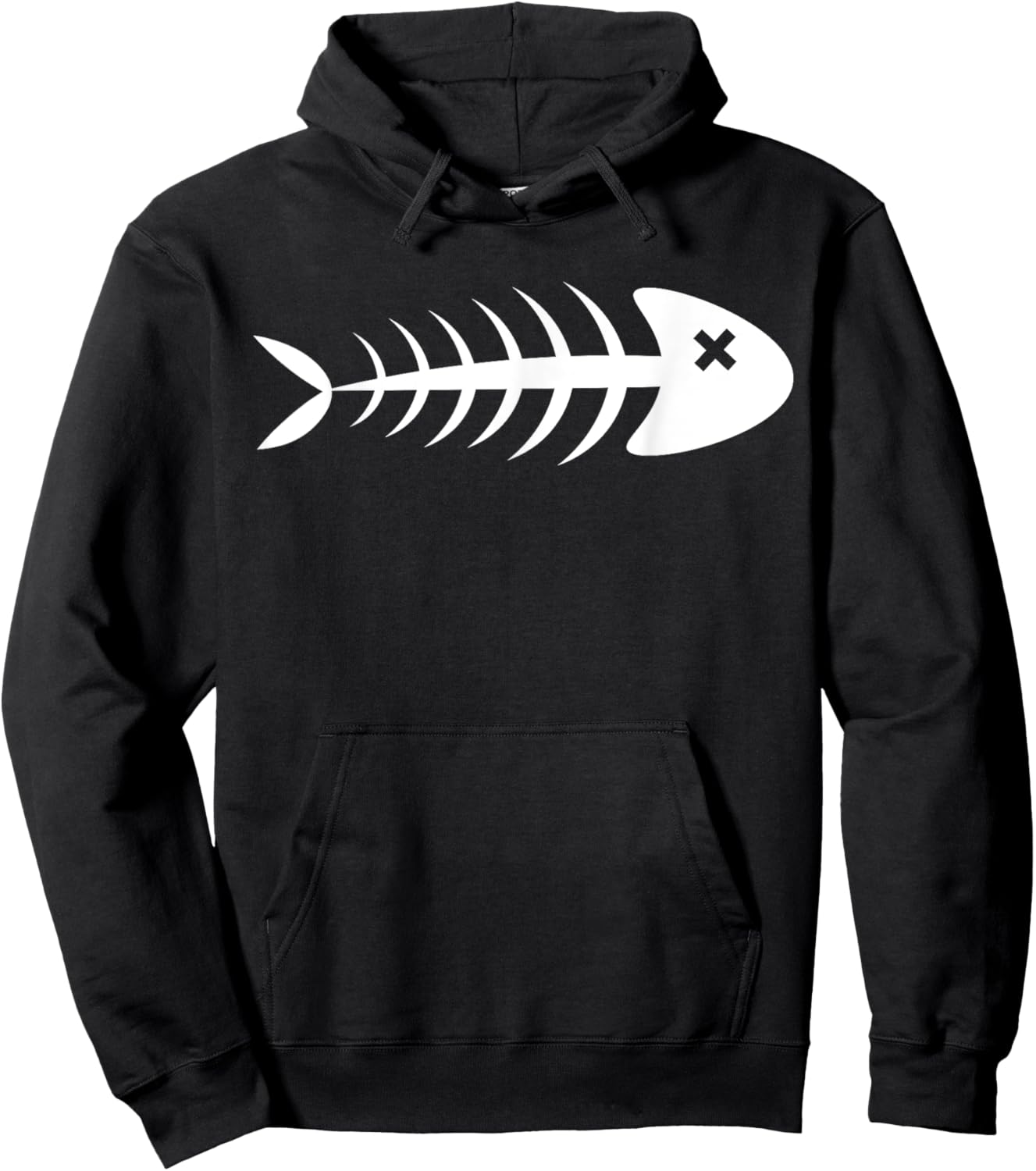 Fish Bones, Graphic Tops - , Women and Kids Hoodie - Hoodie | Black
