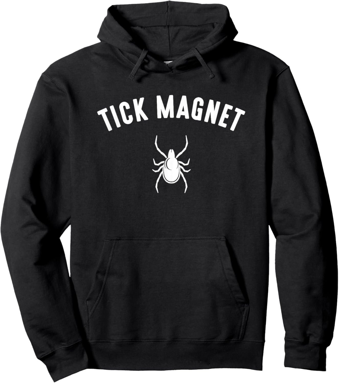 tick magnet, Camping Tick Magnet Hoodie - Hoodie | Black