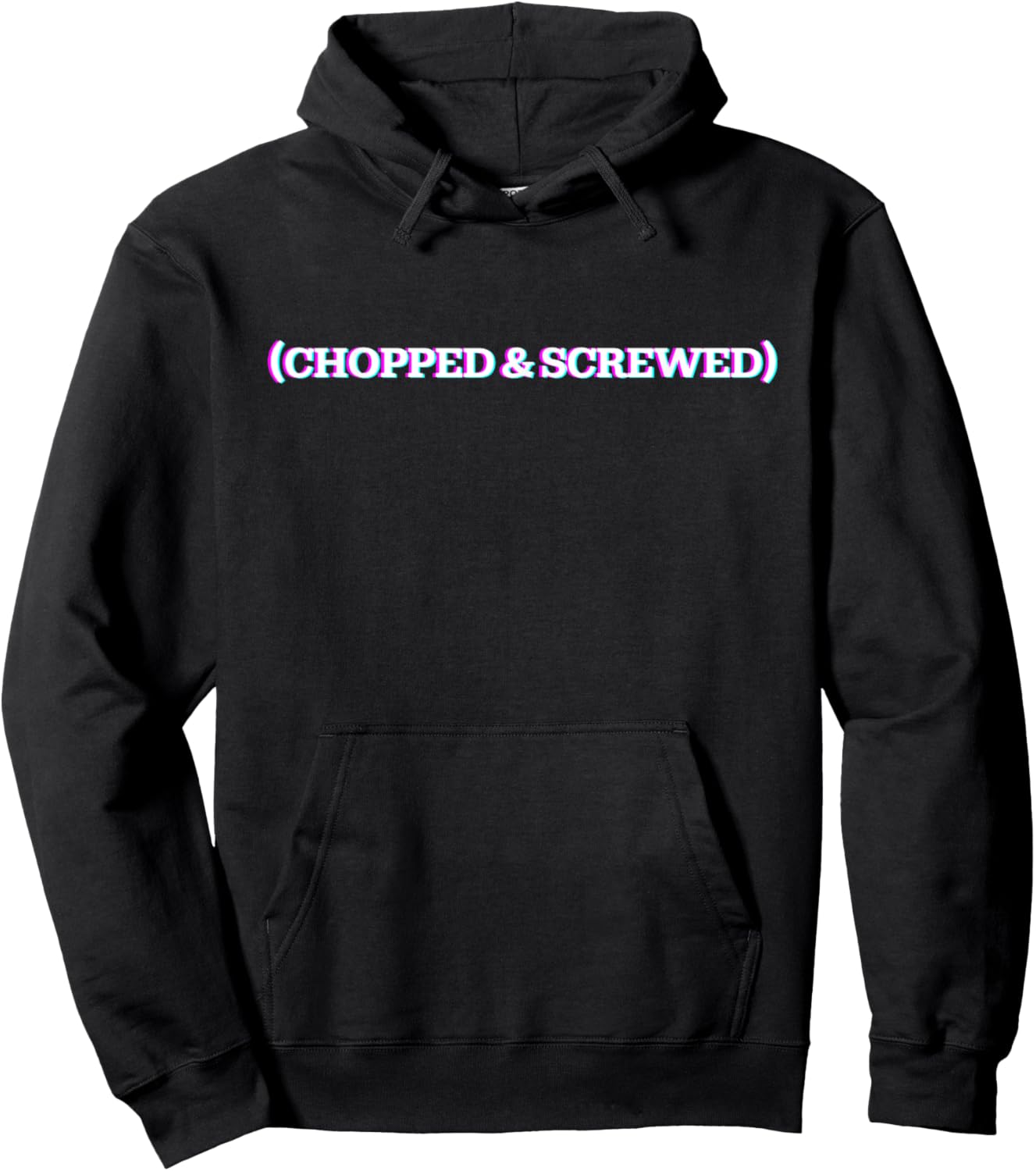 Chopped & Screwed Shirt Retro Vaporwave Hoodie - Hoodie | Black