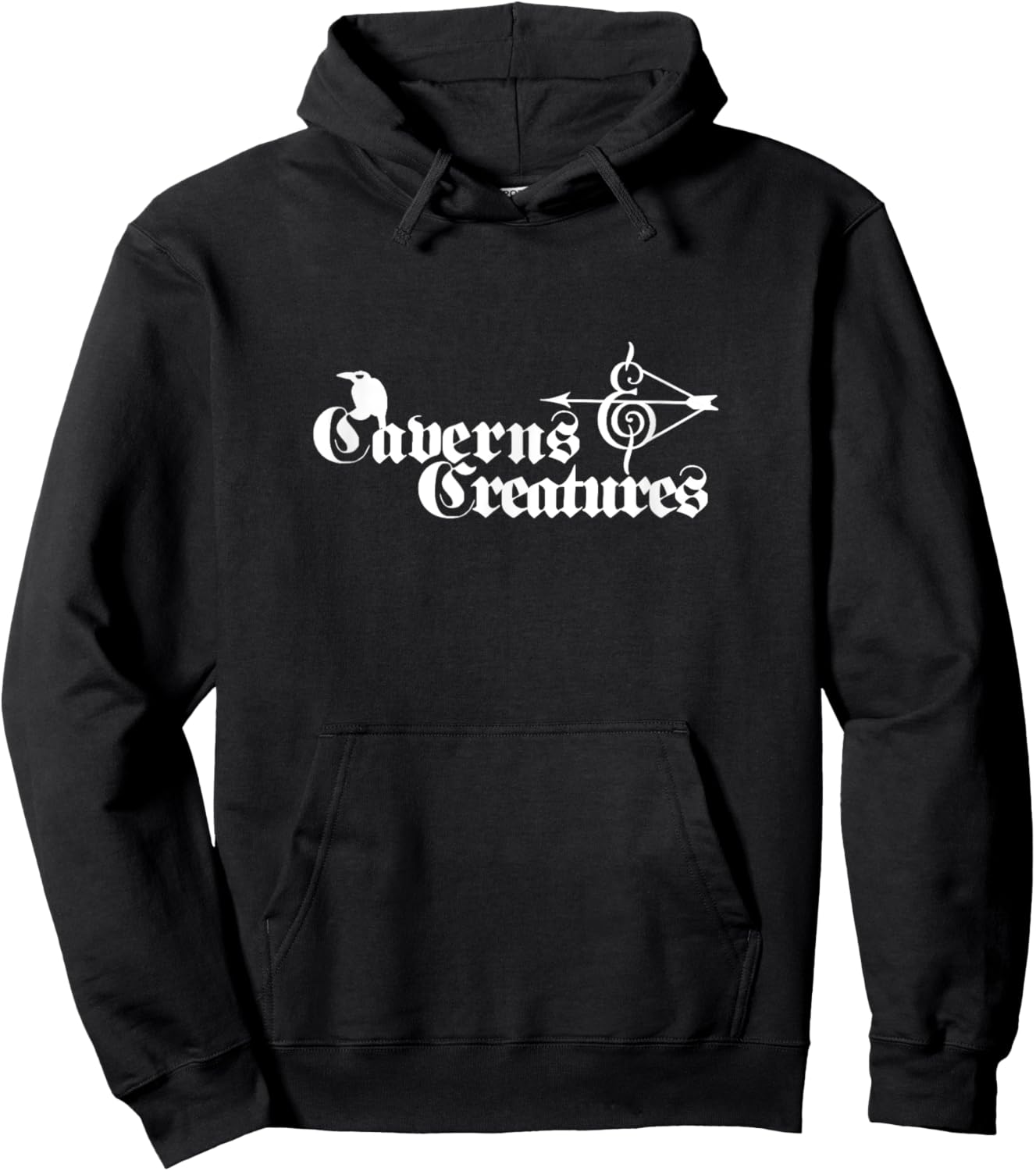 Caverns & Creatures Logo Hoodie - Hoodie | Black
