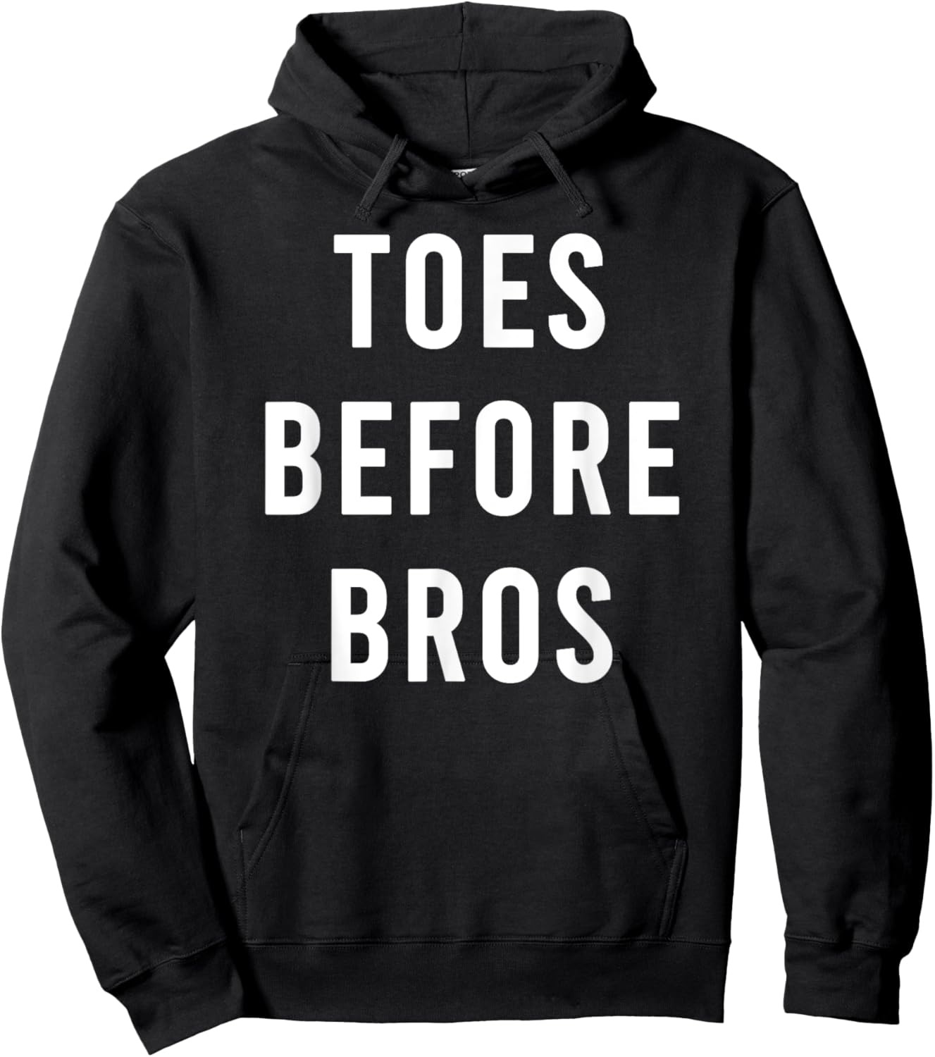 Manicured Toes Before Best Bros Funny Foot Care Hoodie - Hoodie | Black
