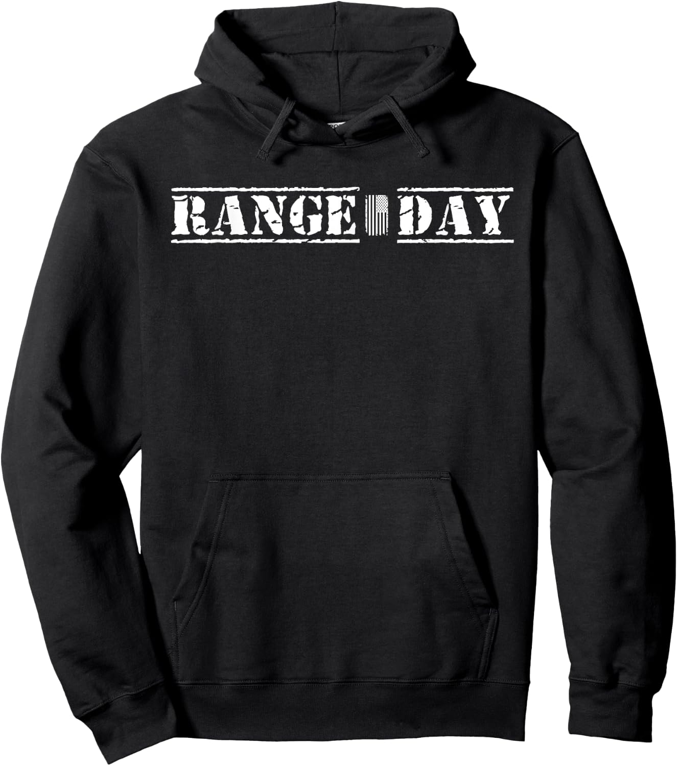 Range Day American Flag Patriotic Shooting Range Women Men Hoodie - Hoodie | Black
