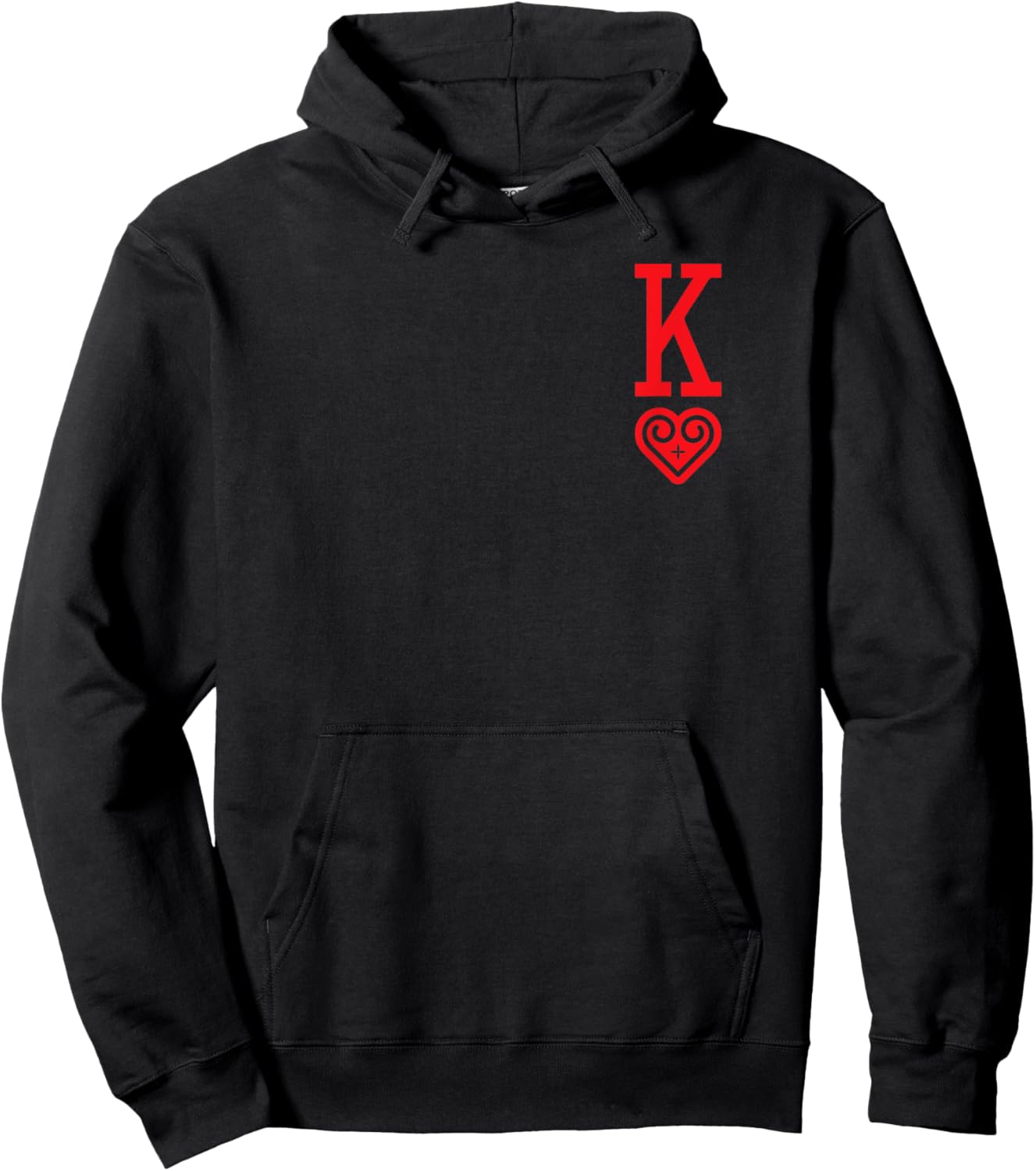 Hmong King of Heart Hoodie - Hoodie | Black