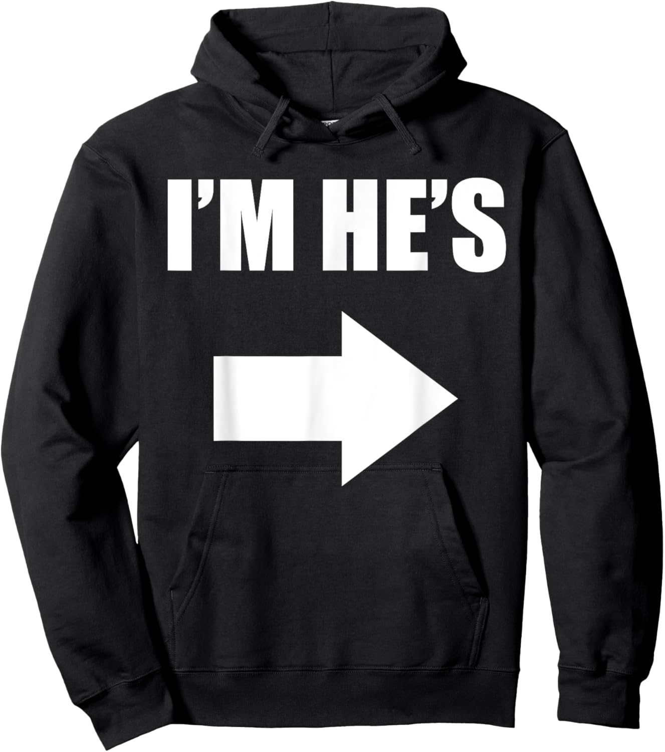 I’m he’s he’m i’s Hoodie - Hoodie | Black