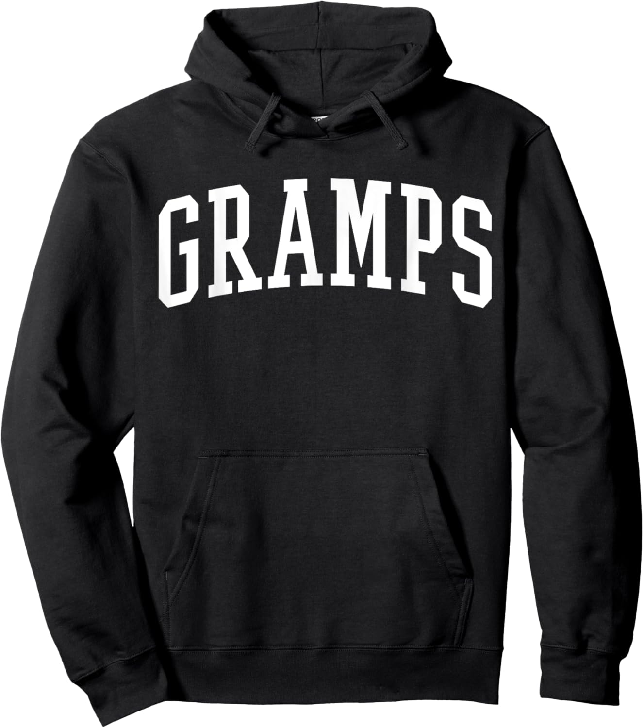 Classic Varsity Gramps - Men's Black Small Classic Fit Short Sleeve Hoodie - Hoodie | Black
