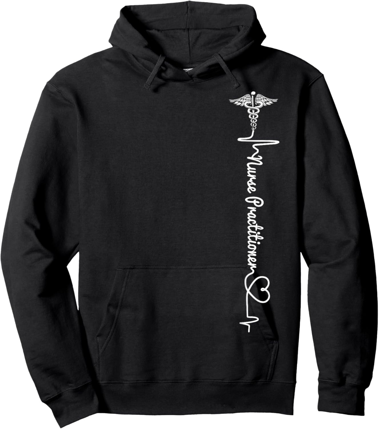 Nurse 365 NP Nurse Practitioner Hoodie - Hoodie | Black