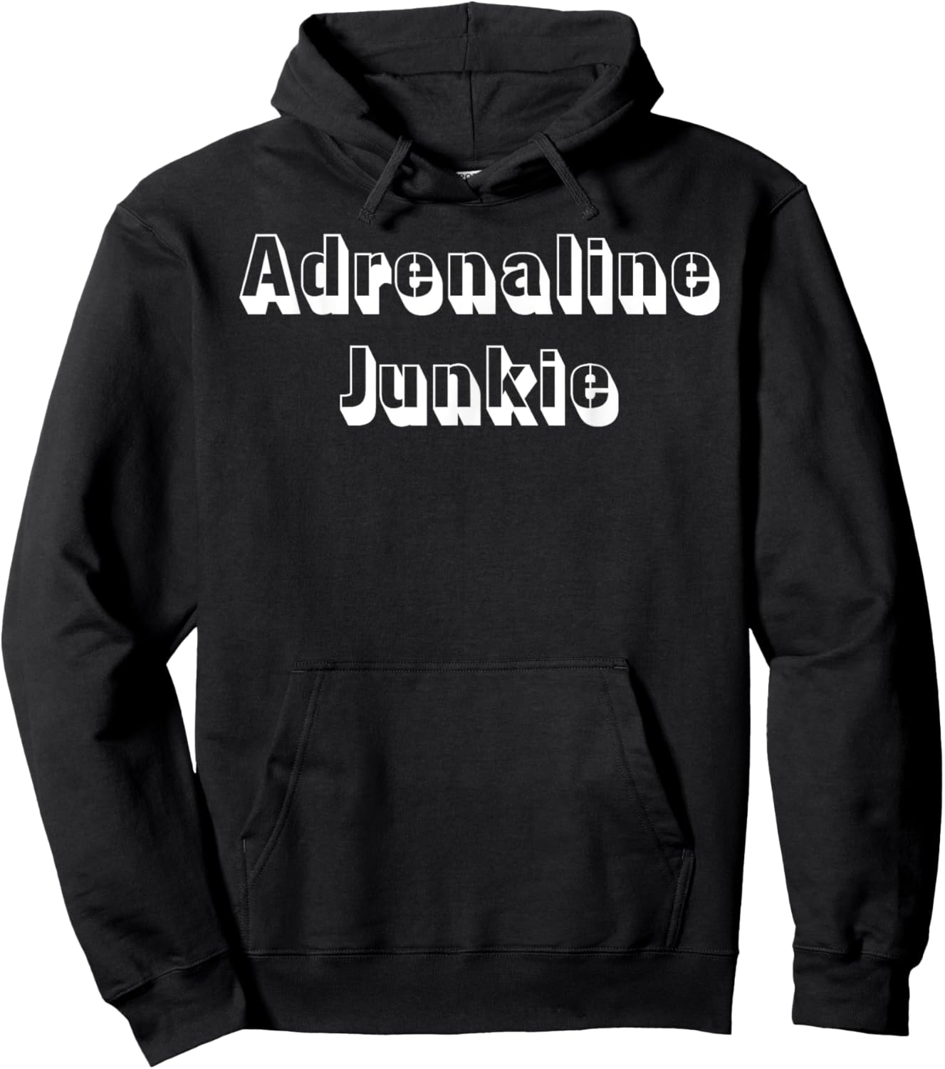 Adrenaline Junkie Hoodie - Hoodie | Black