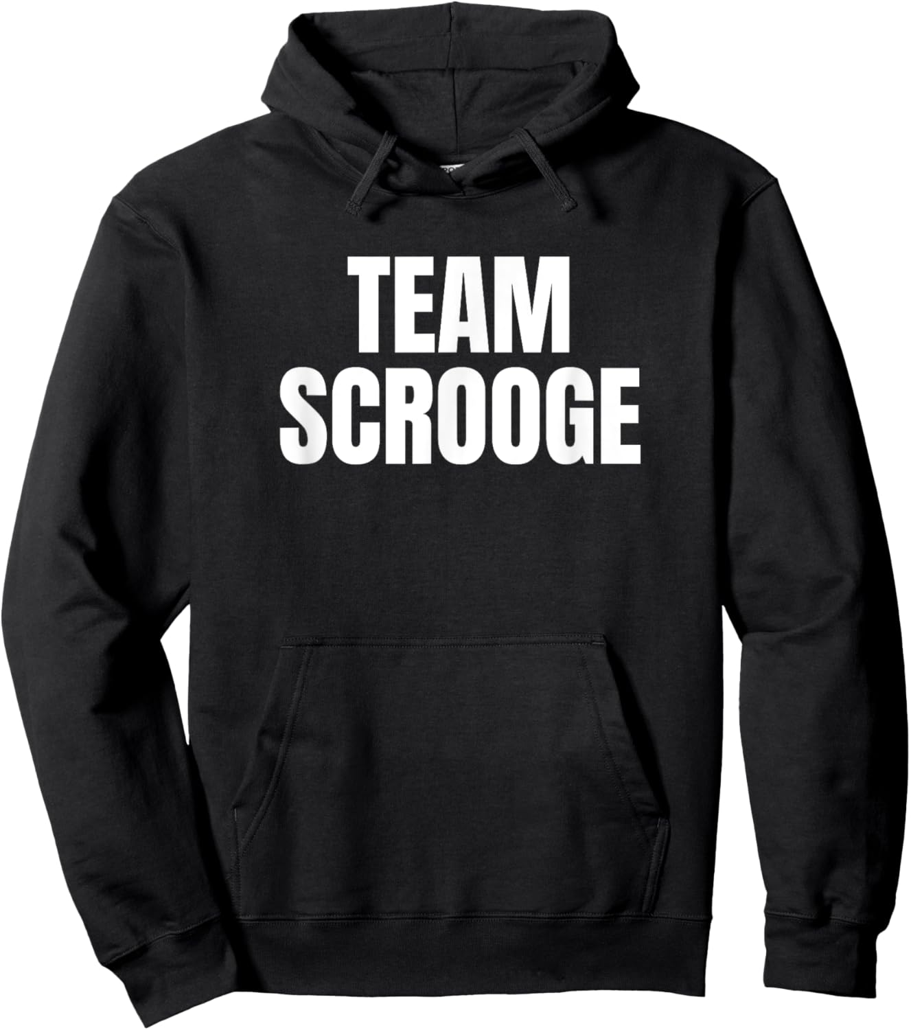 Team Scrooge My Favorite Christmas Ebeneezer Character Green Hoodie - Hoodie | Black
