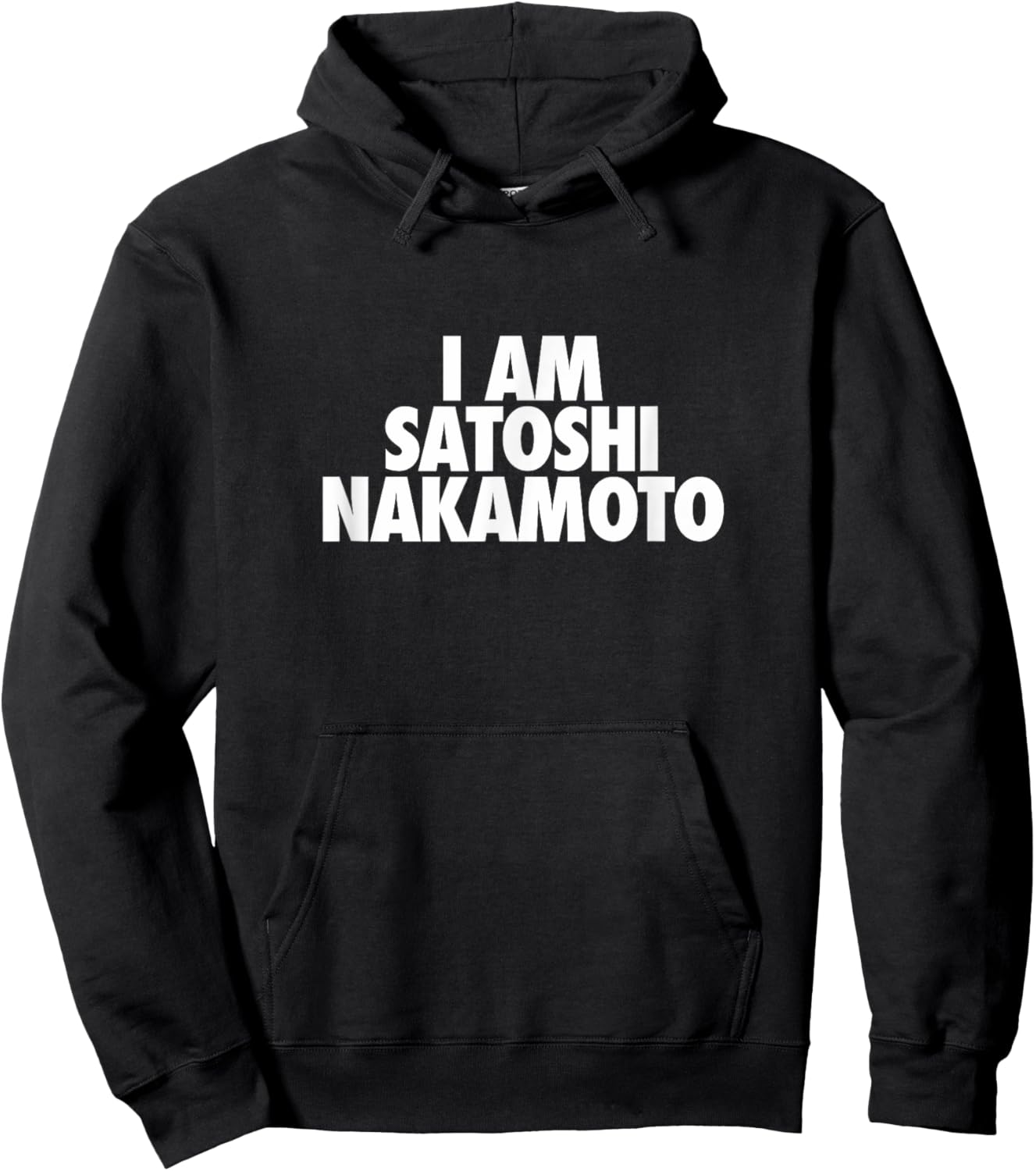 I Am Satoshi Nakamoto HODL BTC Cryptocurrency Bitcoin Hoodie - Hoodie | Black