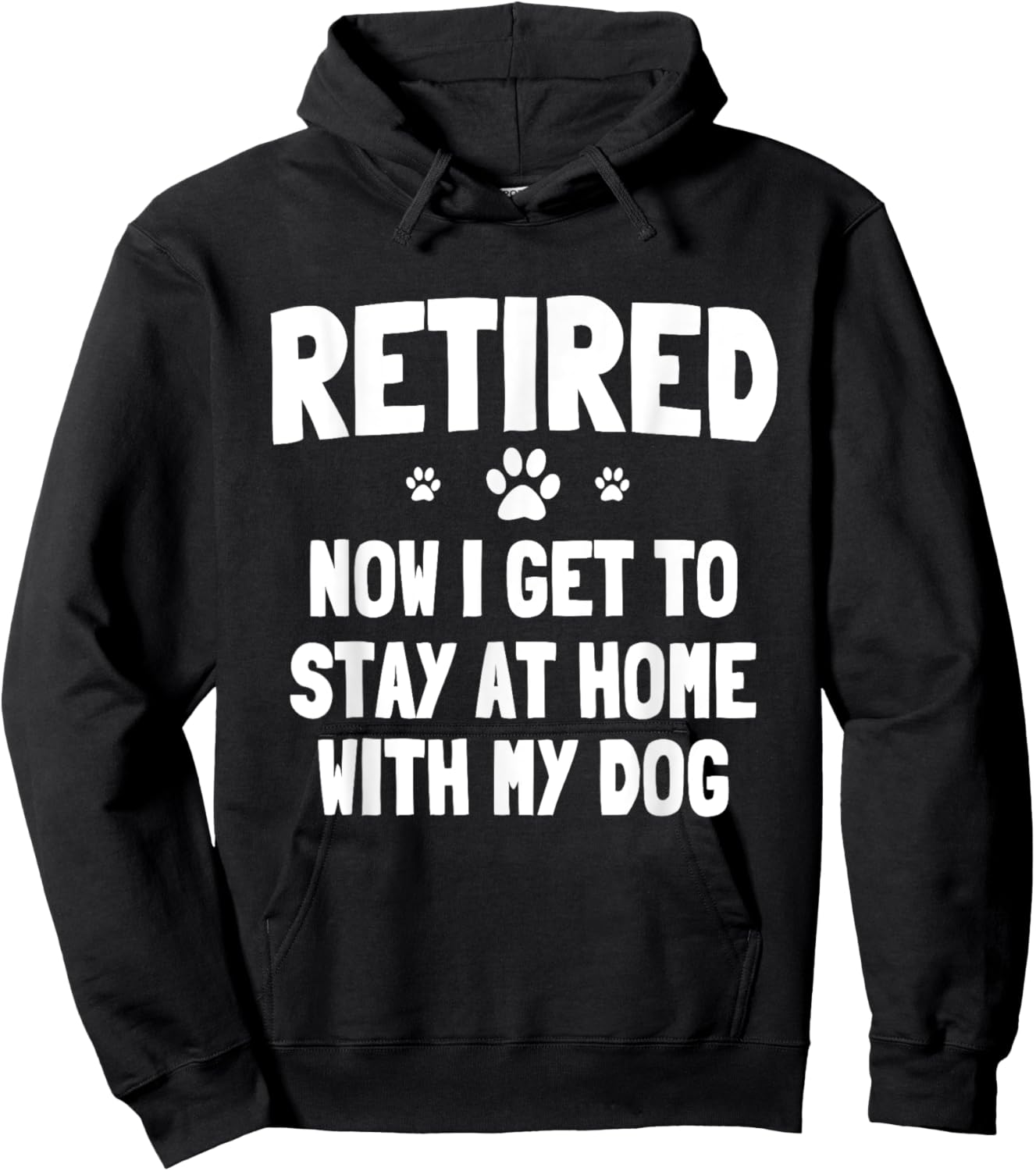 Great Dog Owner Retirement Day Retired Dogs Lover Hoodie - Hoodie | Black