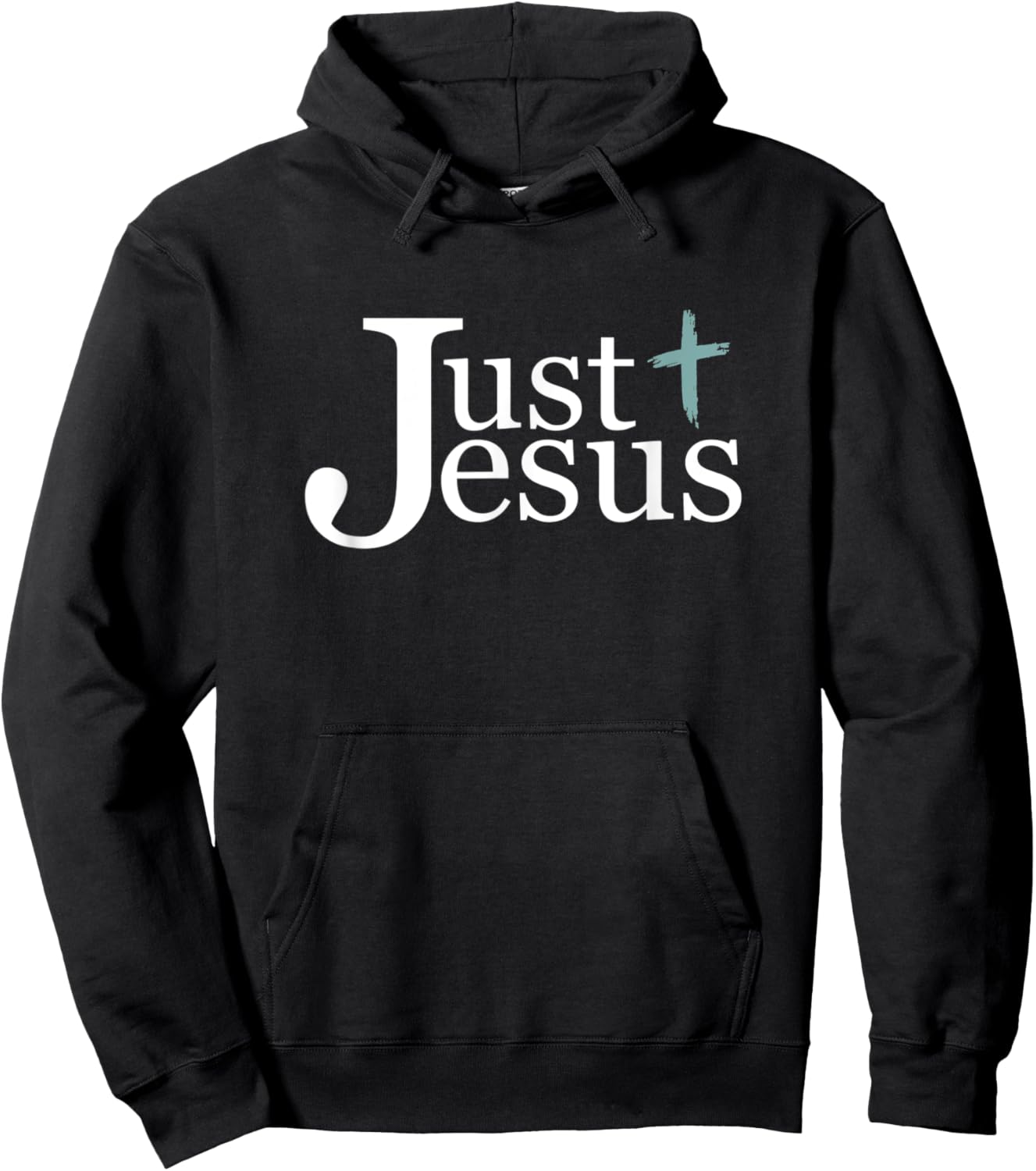Trendy Christian or Women Religious Just Jesus Hoodie - Hoodie | Black