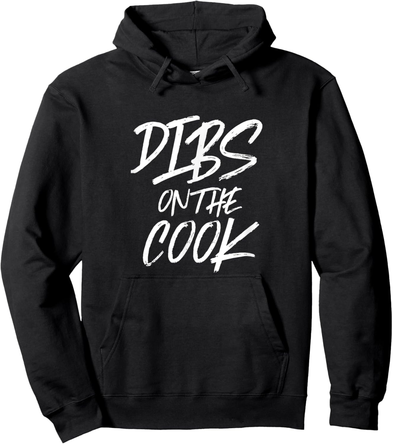 Dibs On The Cook Funny Husband Wife Chef Hoodie - Hoodie | Black