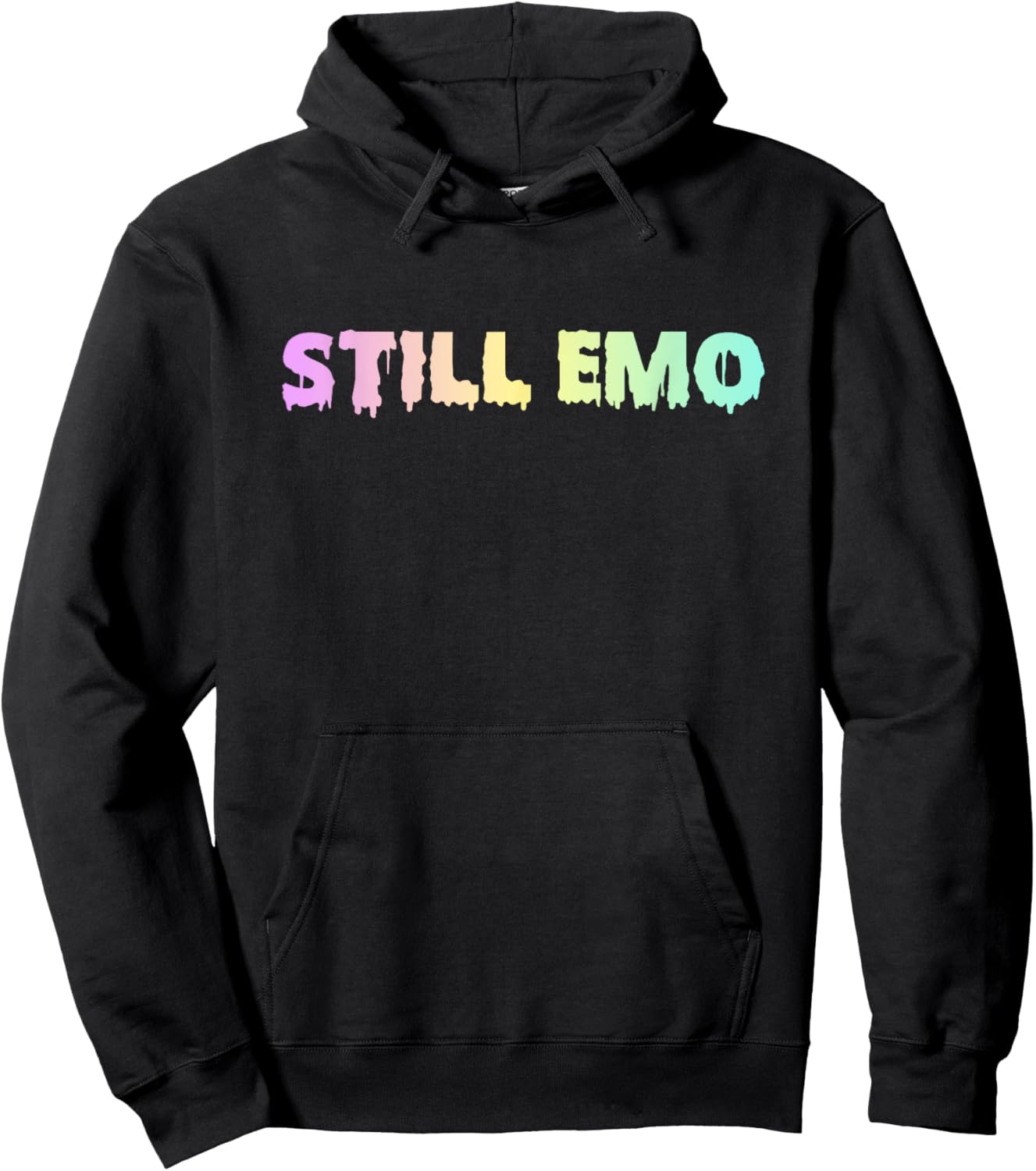 Pastel Goth Still Emo Hoodie - Hoodie | Black