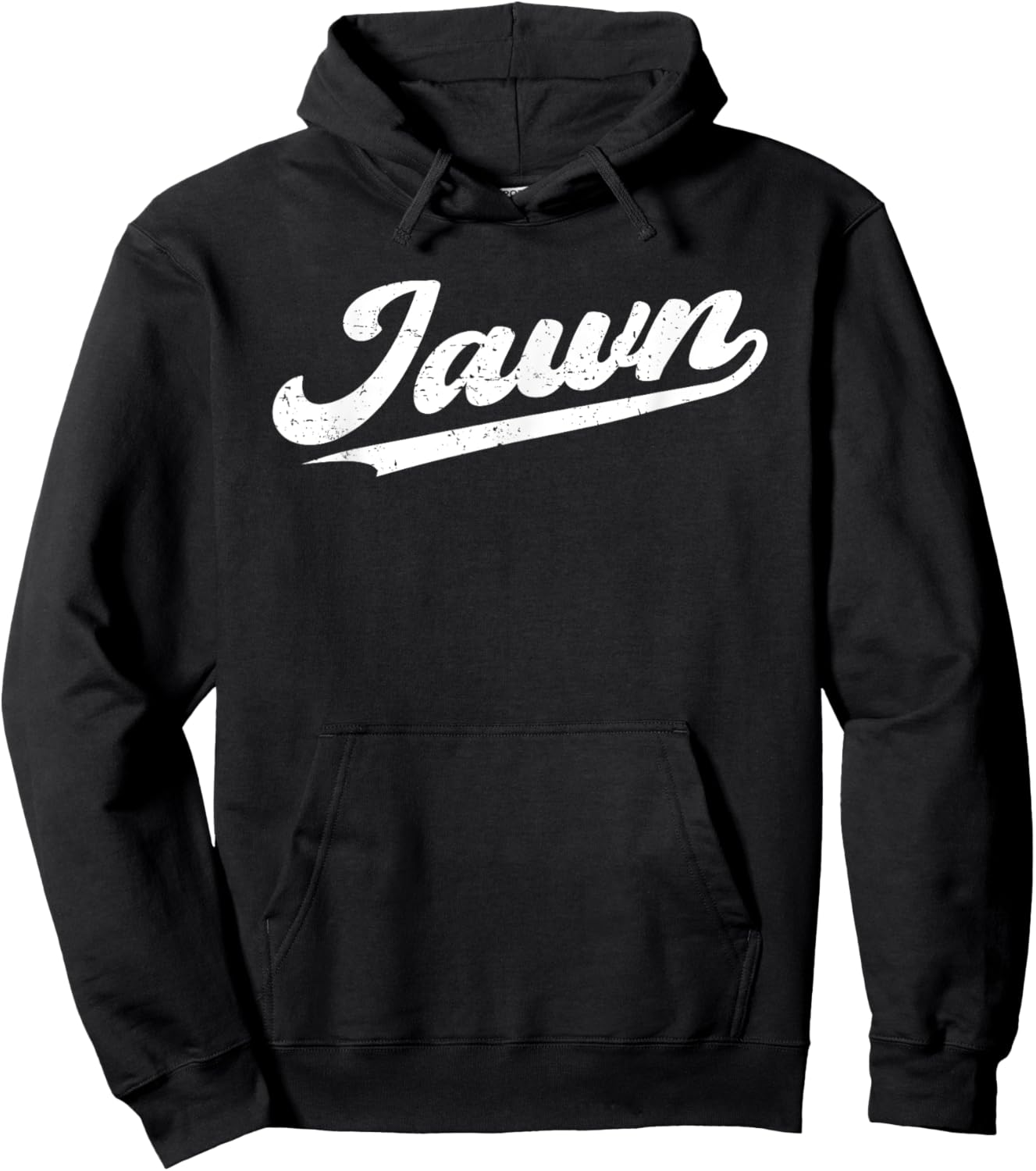 Jawn Philadelphia Retro Throwback Script Funny Philly Slang Hoodie - Hoodie | Black