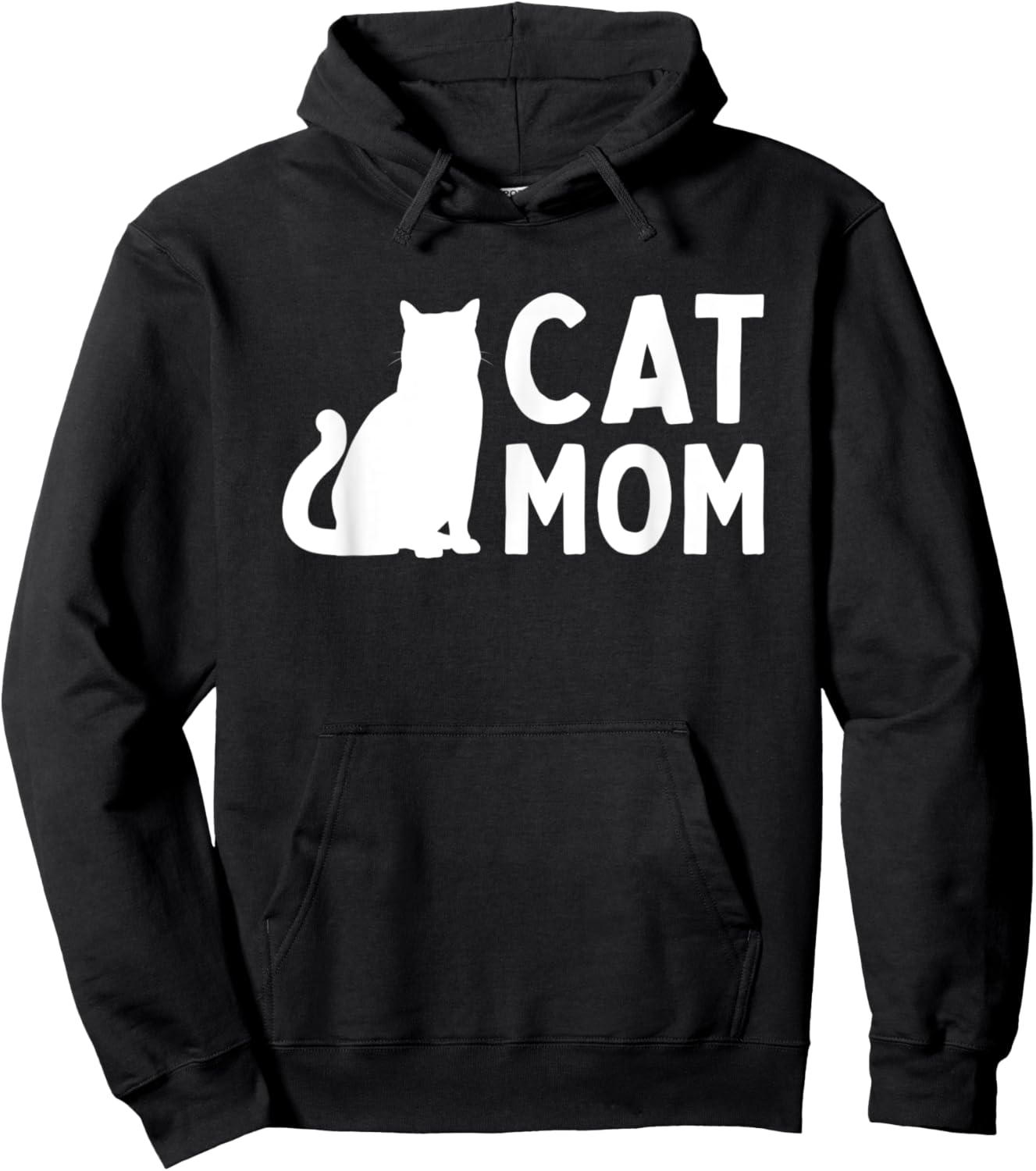 Best Cat Mom Mothers Day Women Wife Kitty Mommy Mama Hoodie - Hoodie | Black