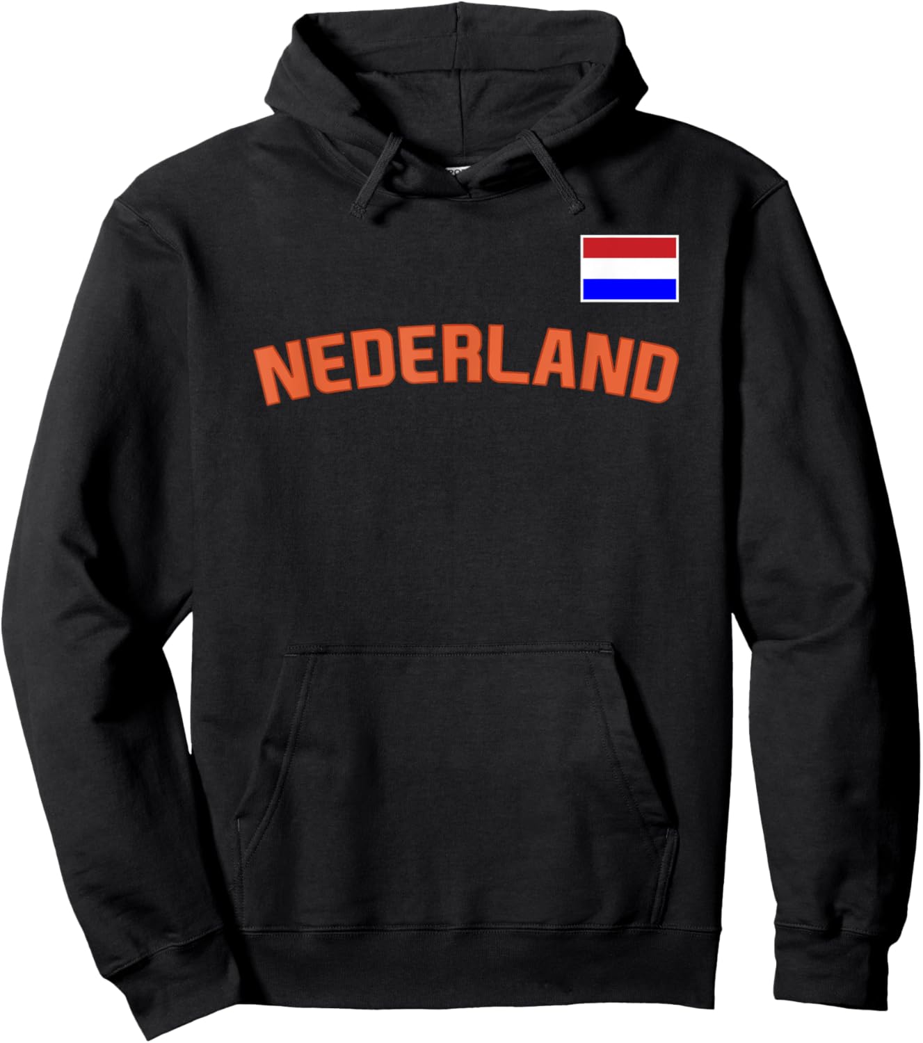 Nederland Flag Dutch Pride Netherlands International Country Hoodie - Hoodie | Black