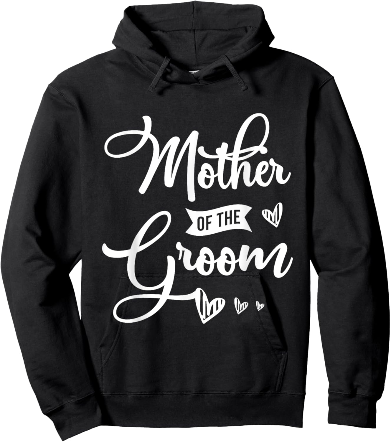 Mother of the groom Design for a Bride Wedding Hoodie - Hoodie | Black