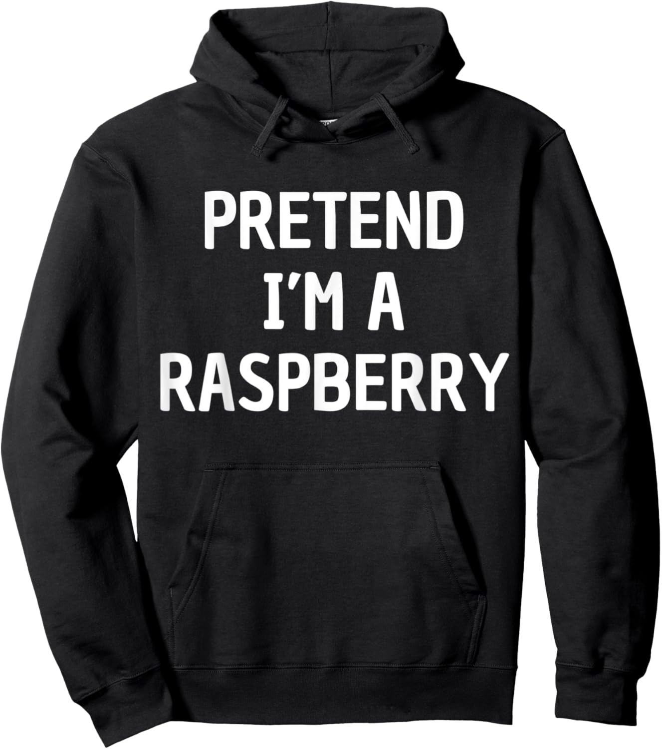 Funny Halloween Raspberry Costume Men Women Adults Kids Hoodie - Hoodie | Black